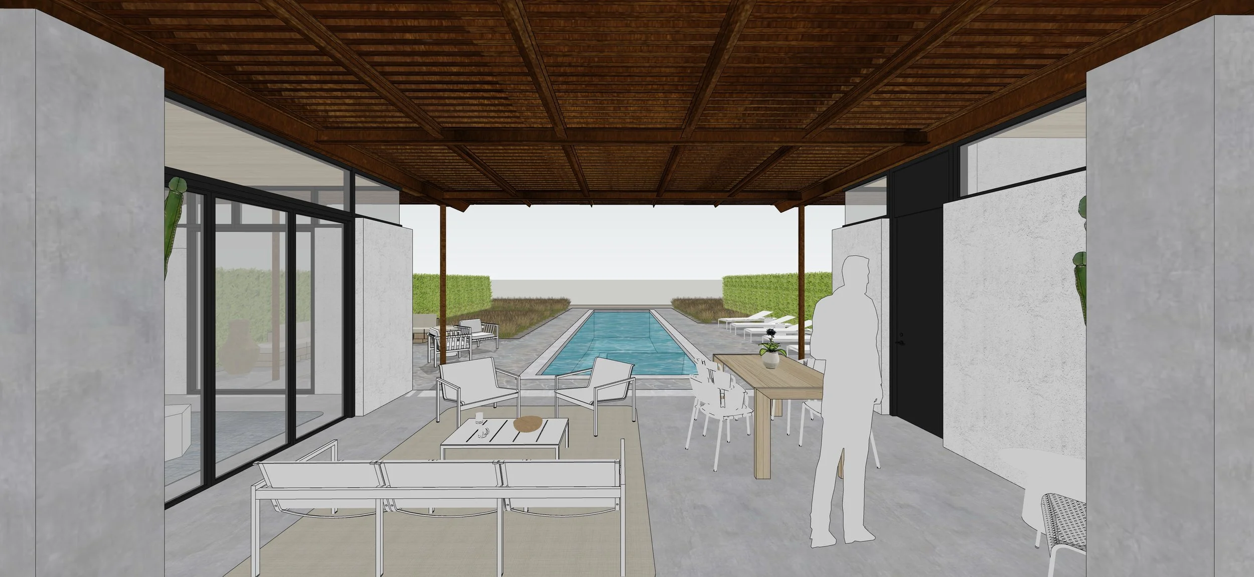OJAI VALLEY POOL & GUEST HOUSEOjai, CA710 SF — Tim Gorter Architects