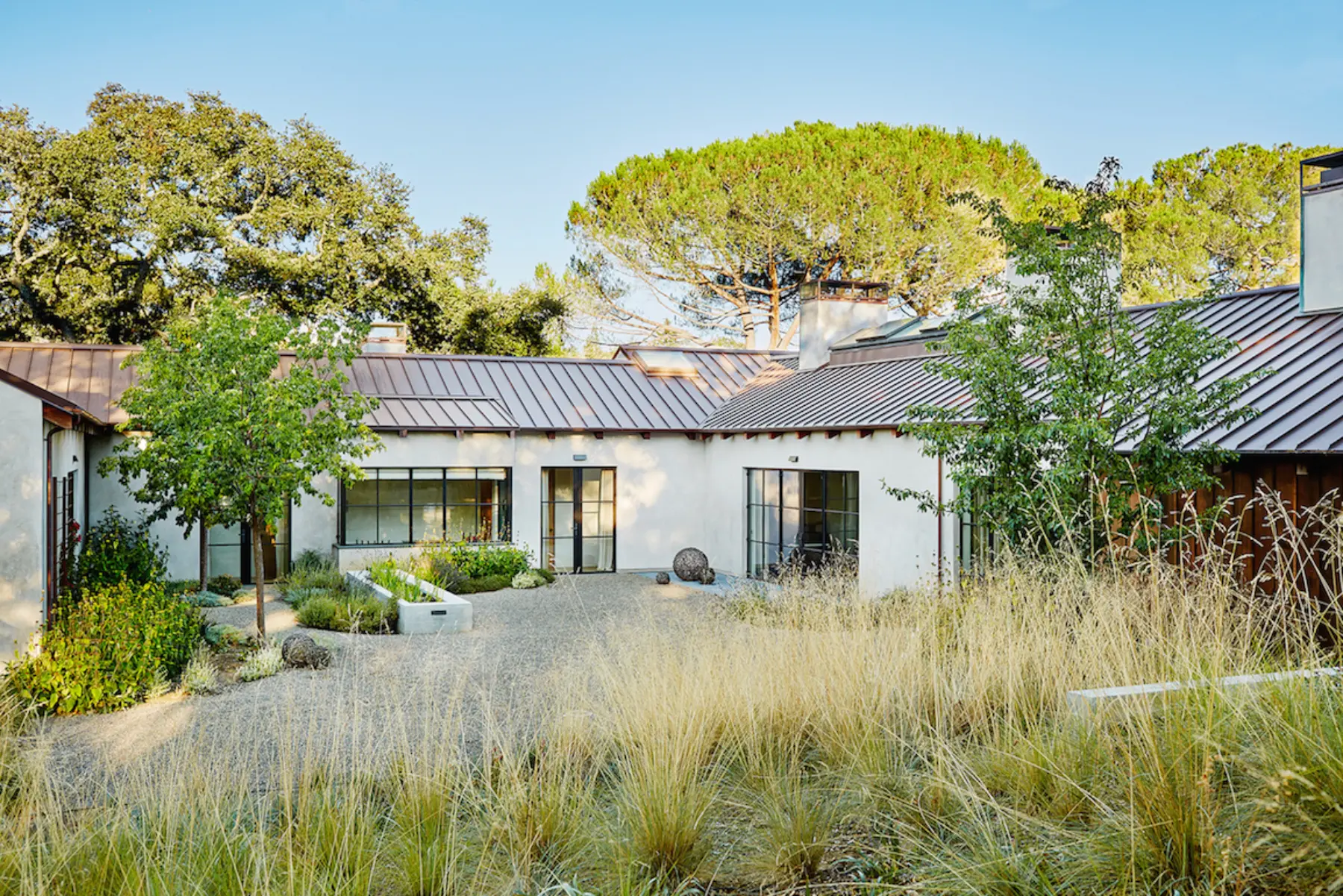 Portola Valley Courtyard House — Butler Armsden Architects