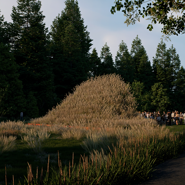 Mennyezet,the super bloom-a biophilic outdoor stage for the arts — Studio Vural Architects