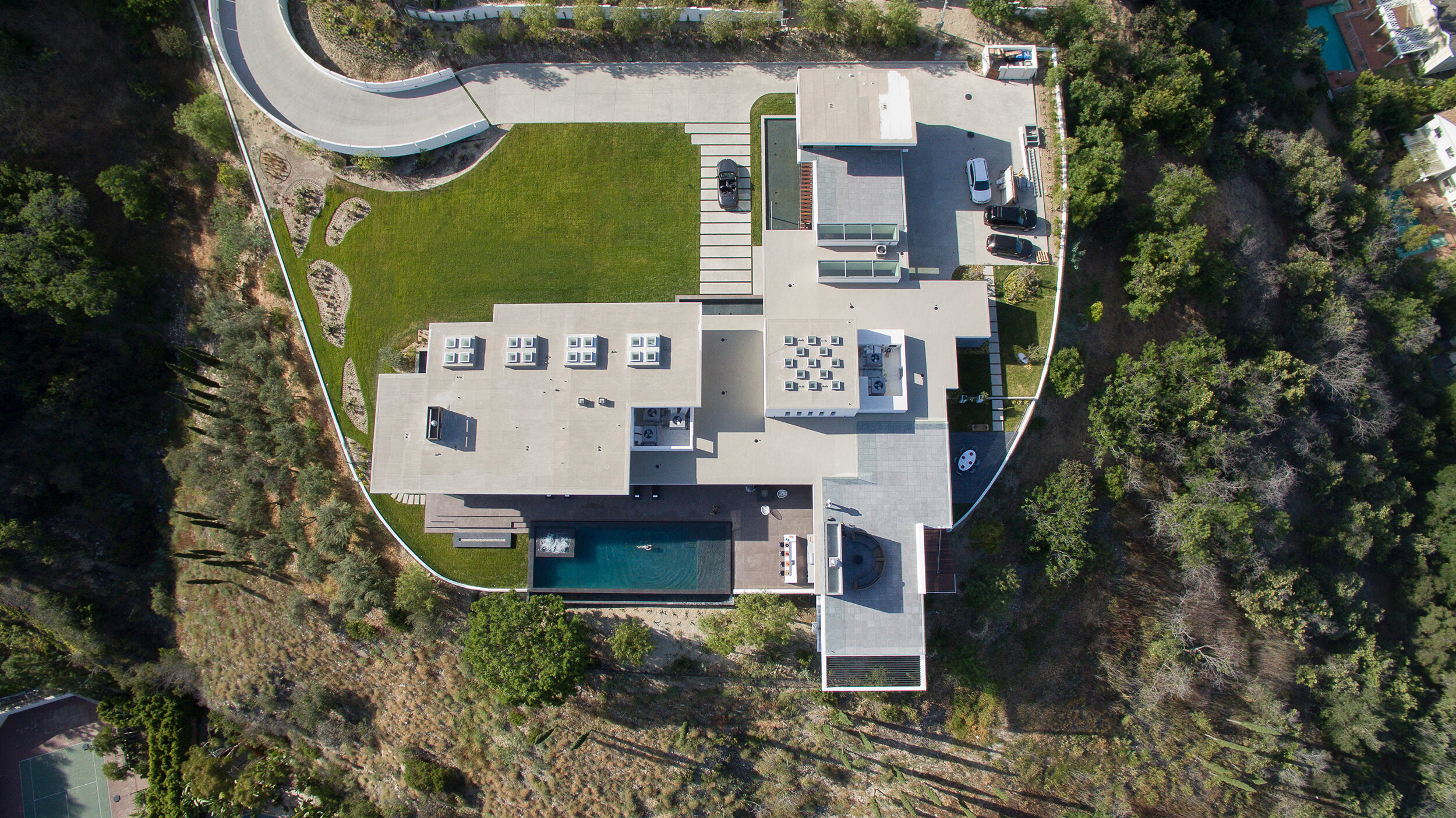 benedict canyon beverly hills custom modern home — whipple russell architects