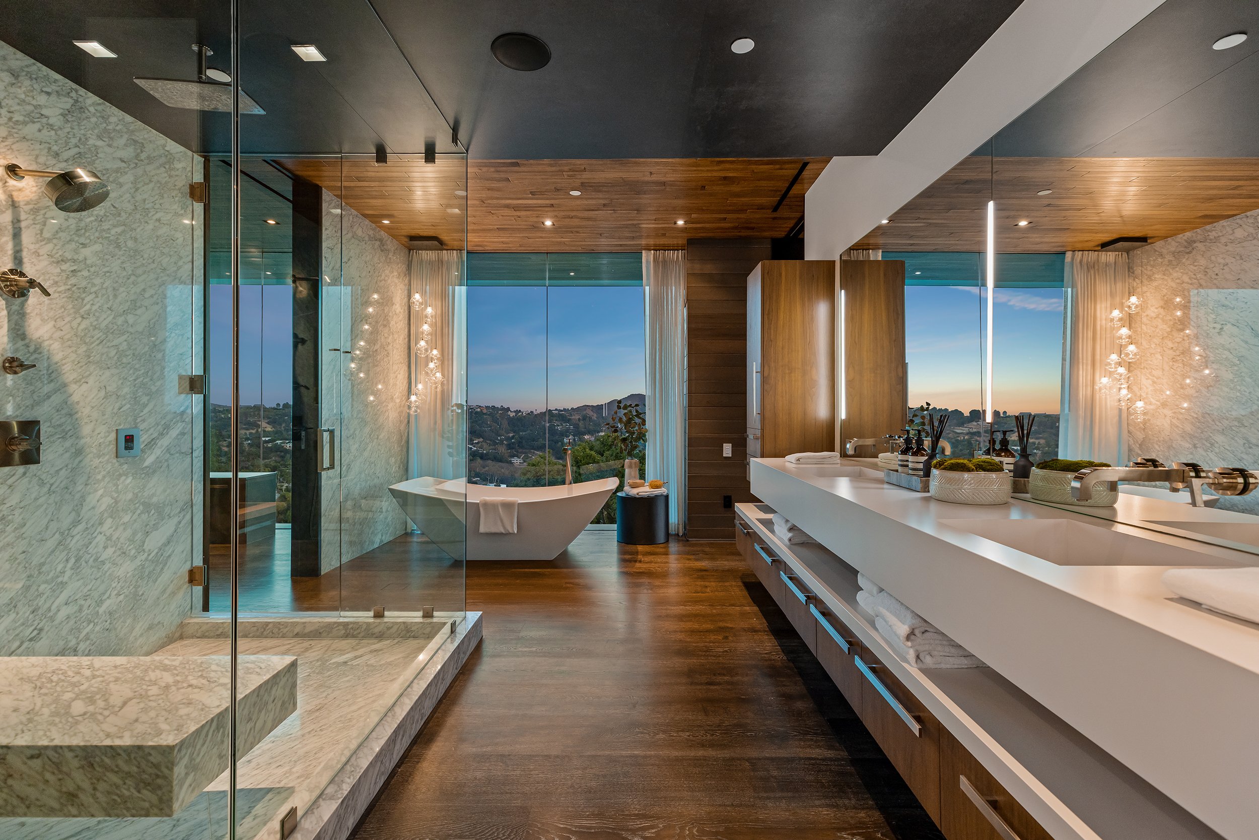 benedict canyon 2023, a modern indoor outdoor luxury resort style home in beverly hills — whipple russell architects