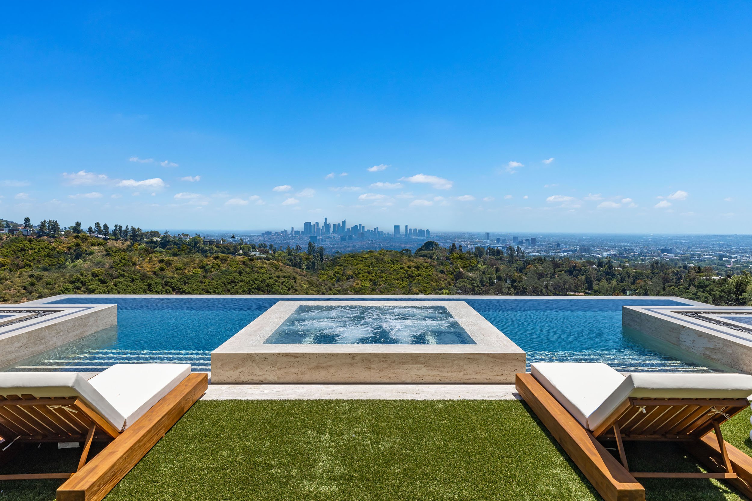 Beverly Crest Beverly Hills modern luxury terraced hillside home — whipple russell architects