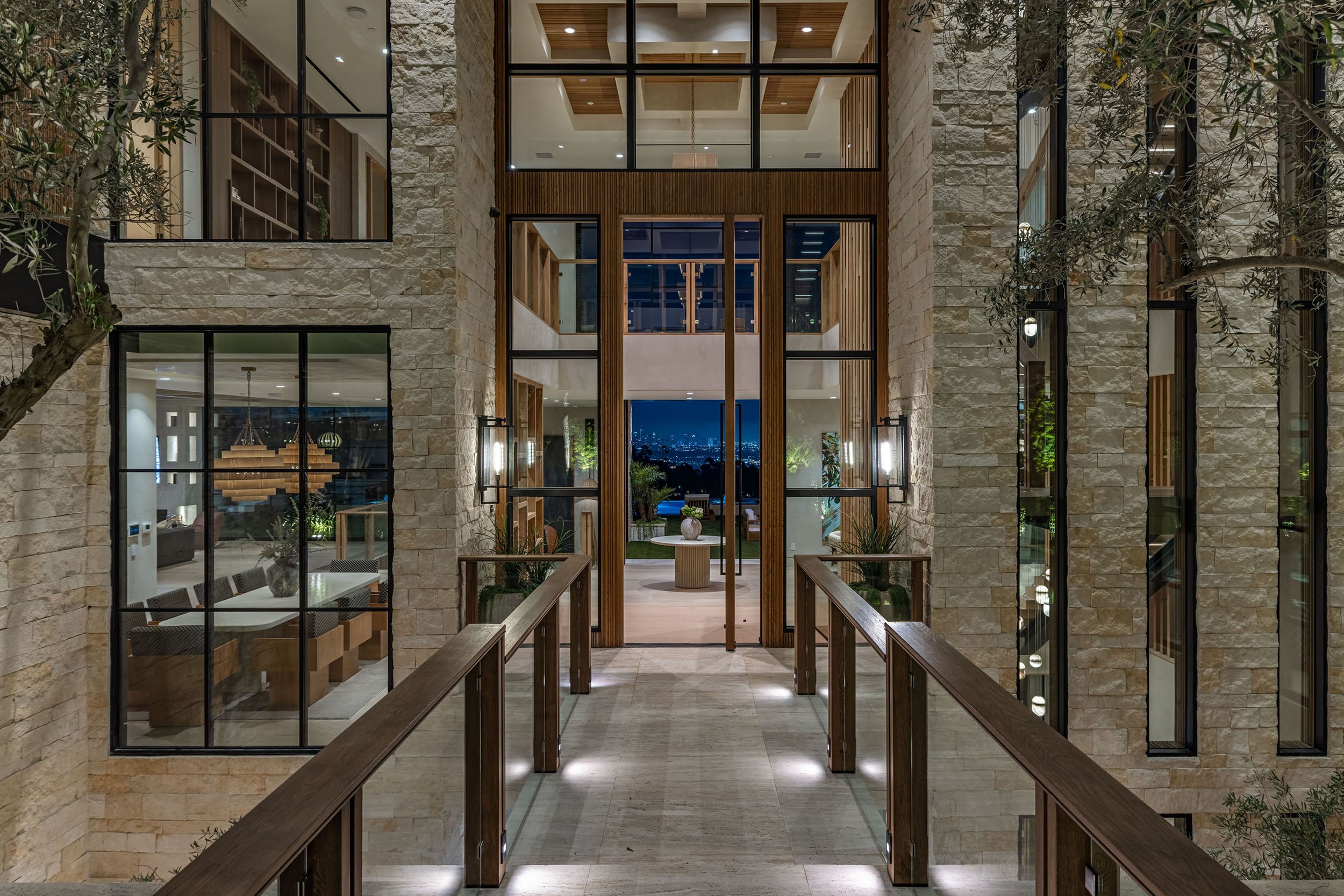 Beverly Crest Beverly Hills modern luxury terraced hillside home — whipple russell architects