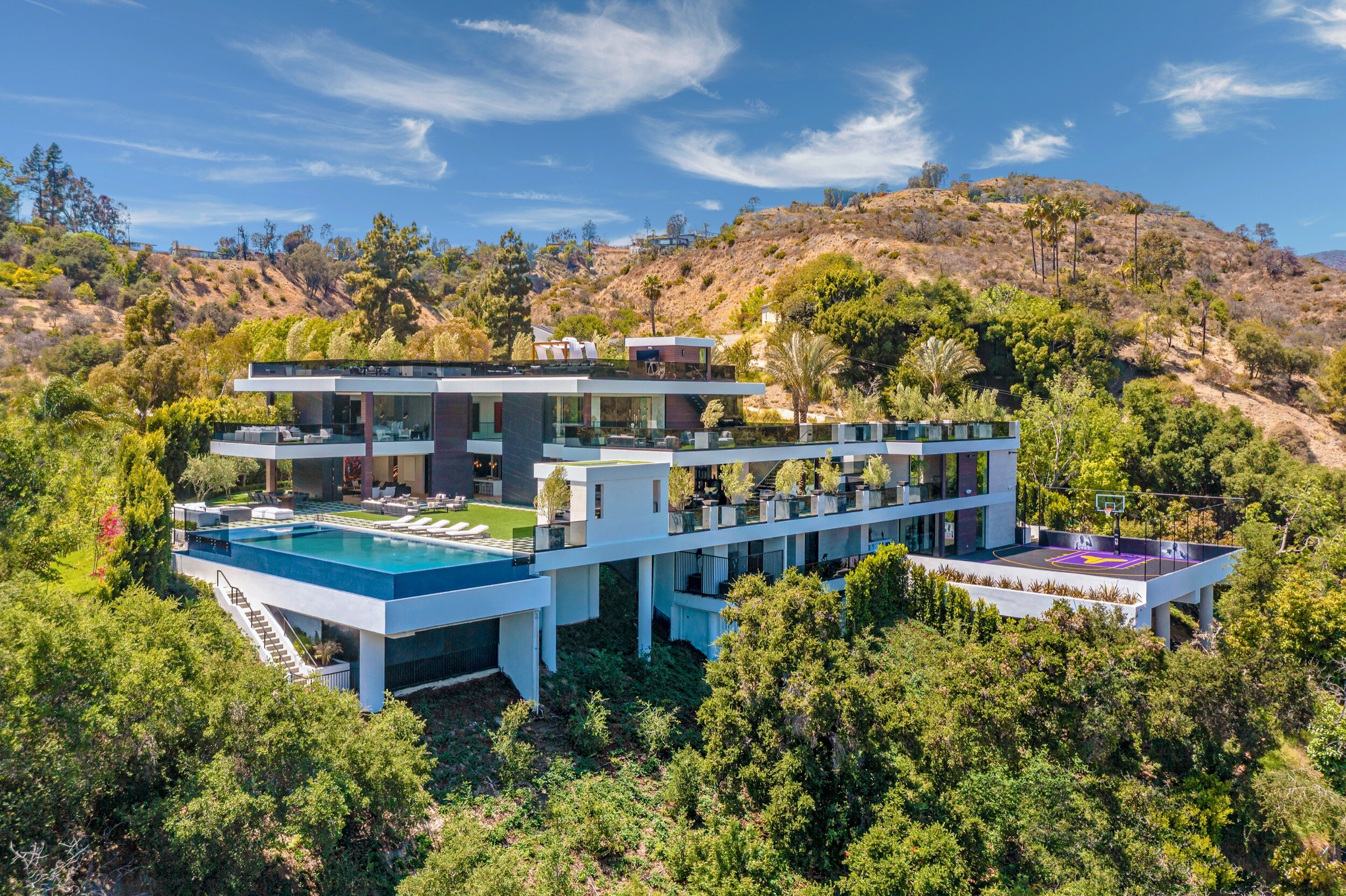 bundy drive los angeles luxury modern house — whipple russell architects
