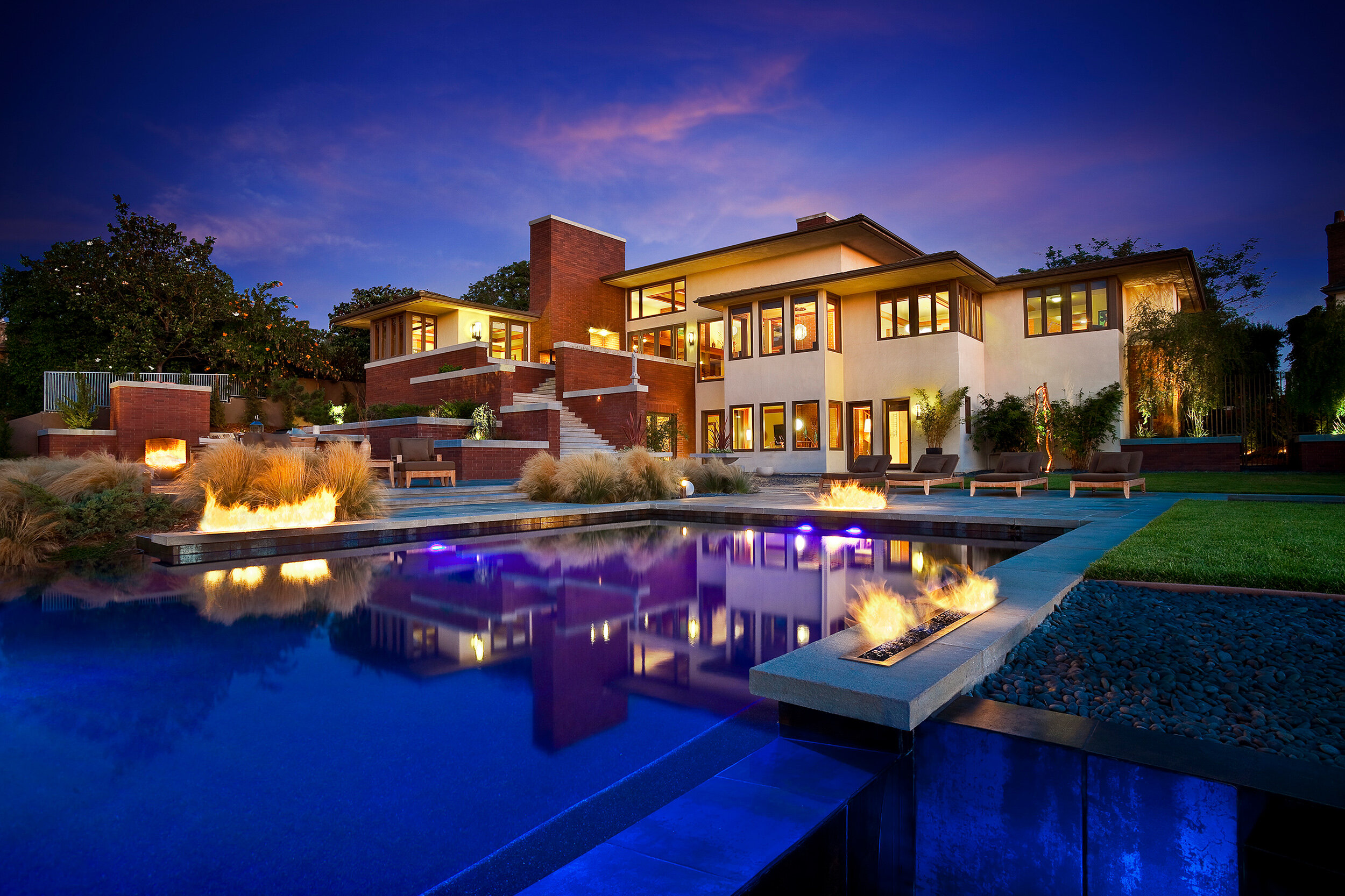 buckskin drive, a luxury prairie modern home in laguna hills in a design nod to frank lloyd wright — whipple russell architects