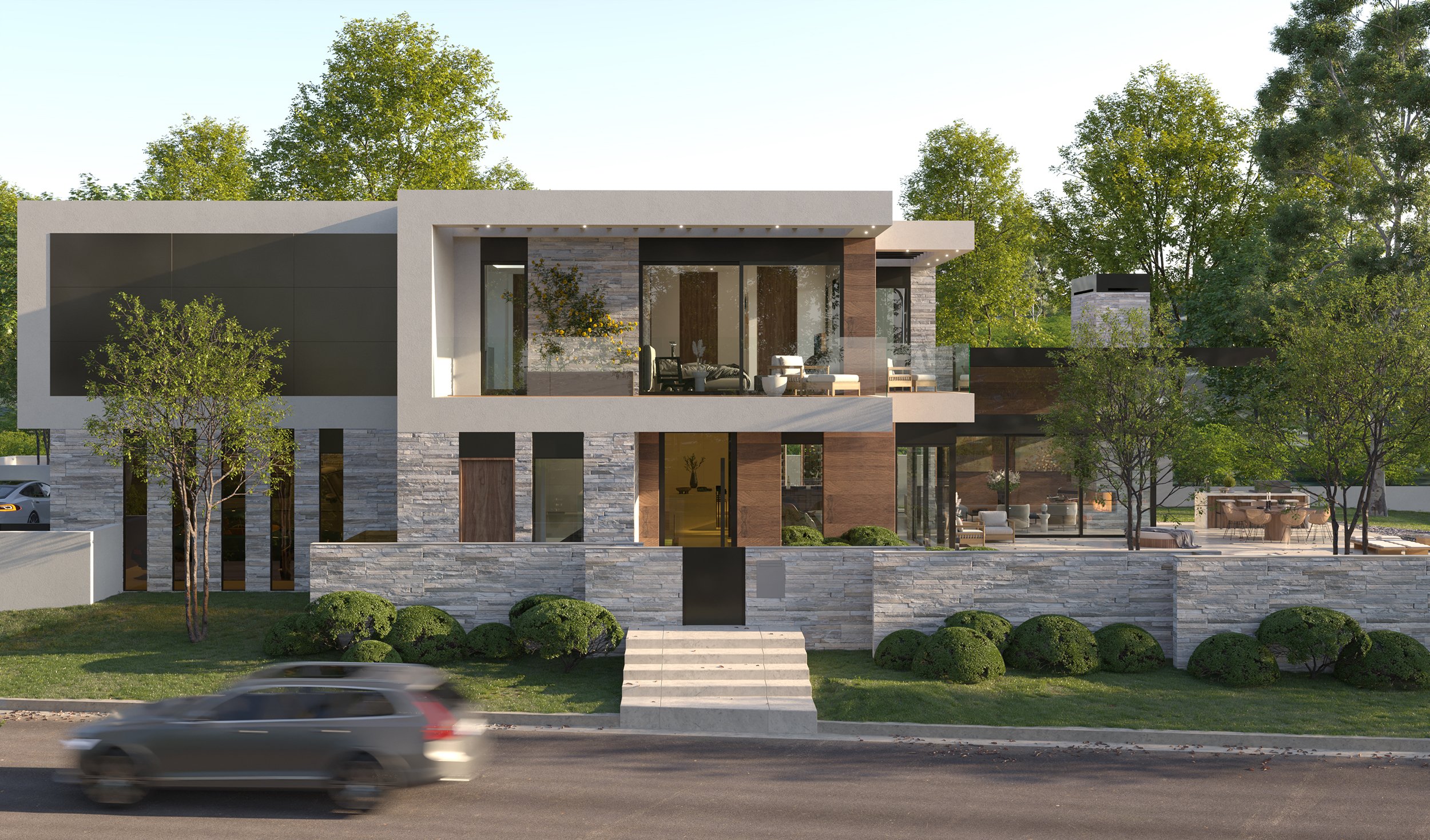 bonhill, a modern brentwood, los angeles home for luxury resort style indoor outdoor living — whipple russell architects