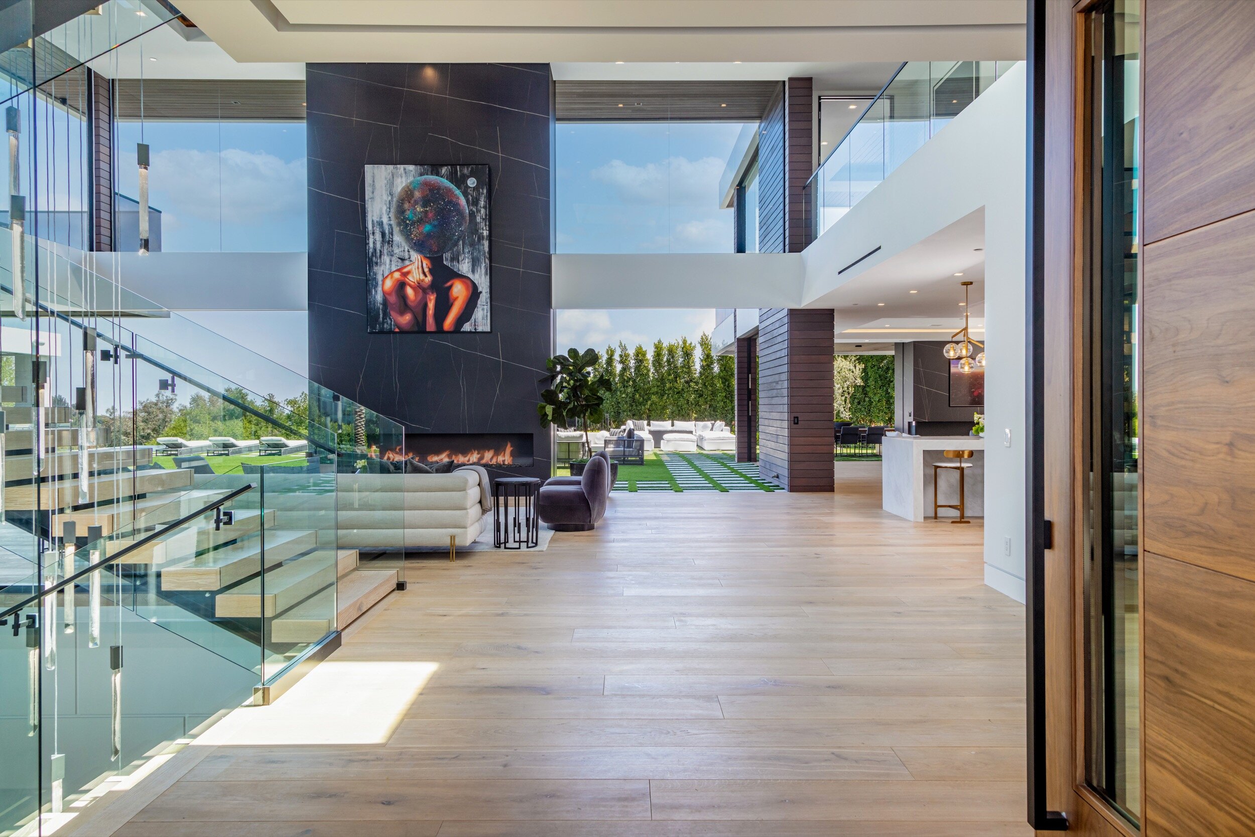 bundy drive, a modern resort style home with luxury entertainment spaces in brentwood, la — whipple russell architects