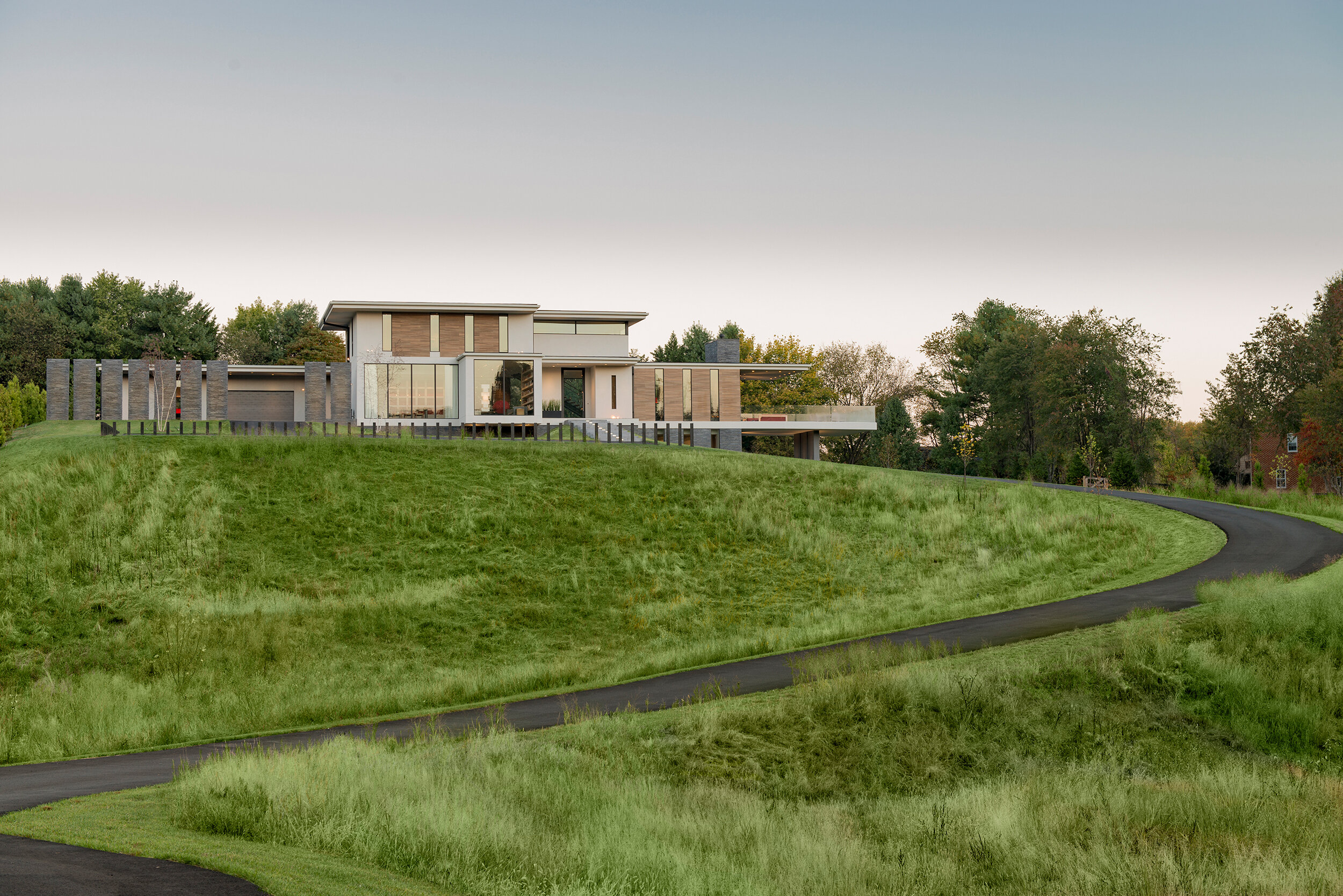 walker road, a modern family home in great falls, va with luxury geo — whipple russell architects