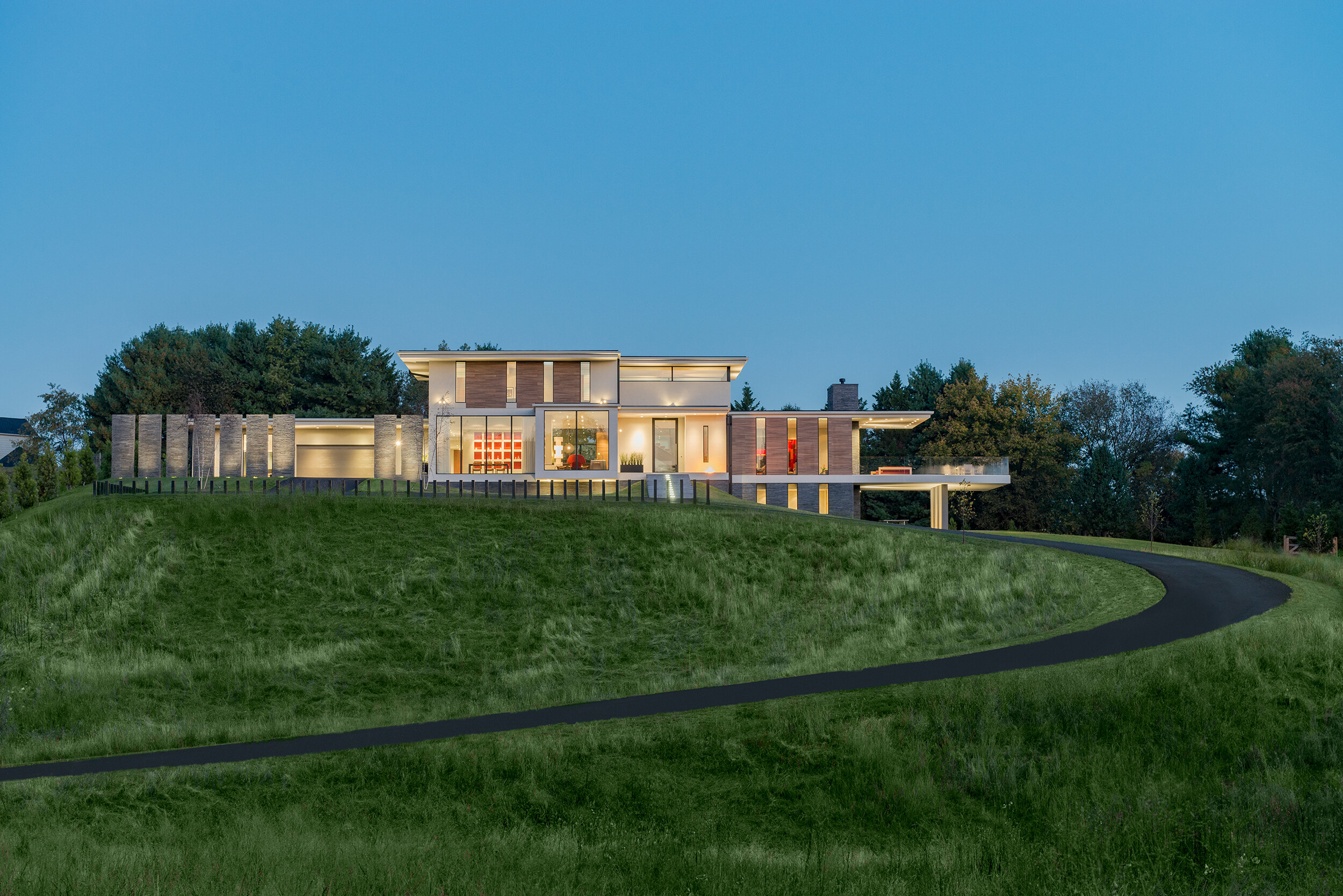 walker road great falls virginia luxury modern home