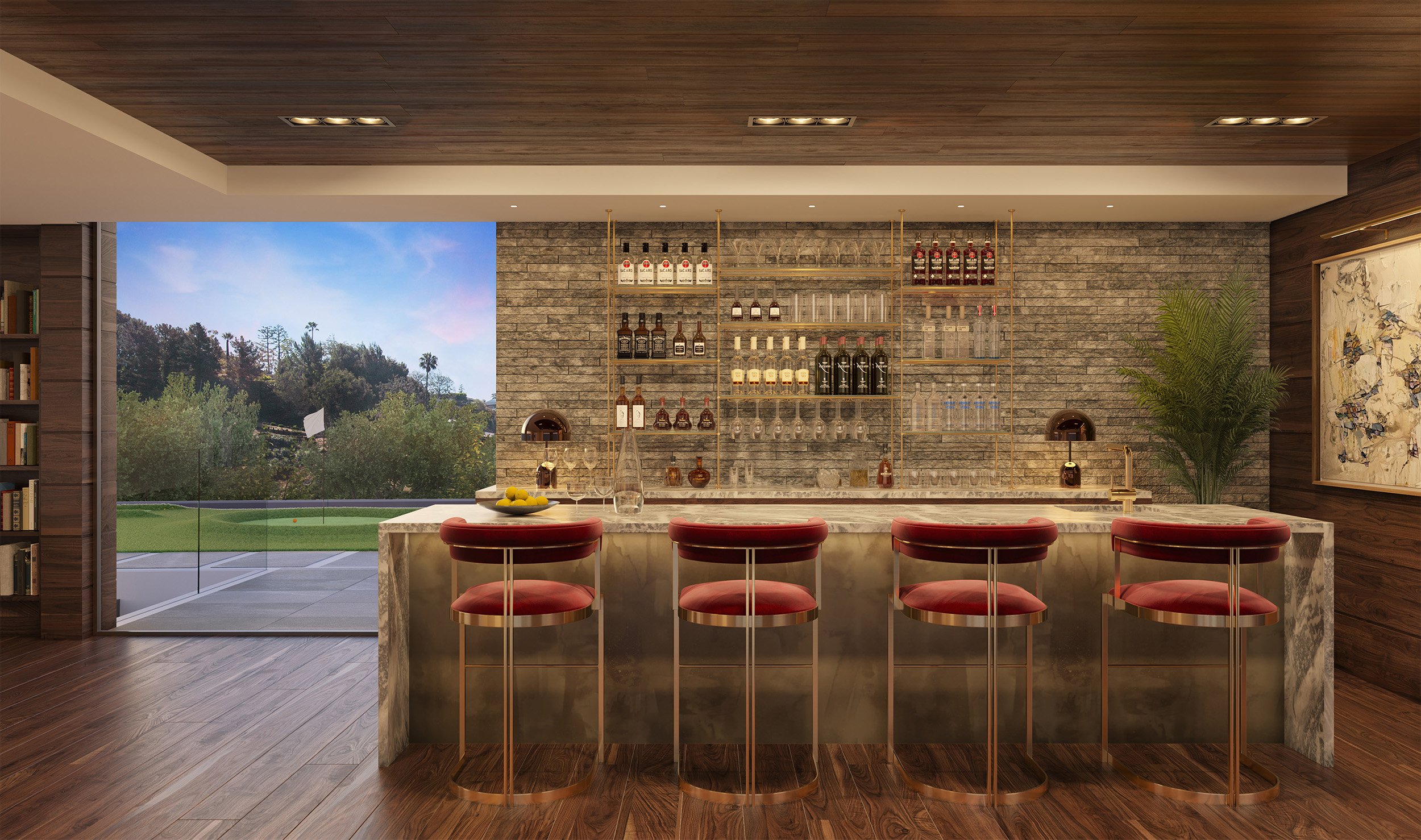 coldwater canyon, a luxury resort style beverly hills estate with modern pool & wellness spaces — whipple russell architects