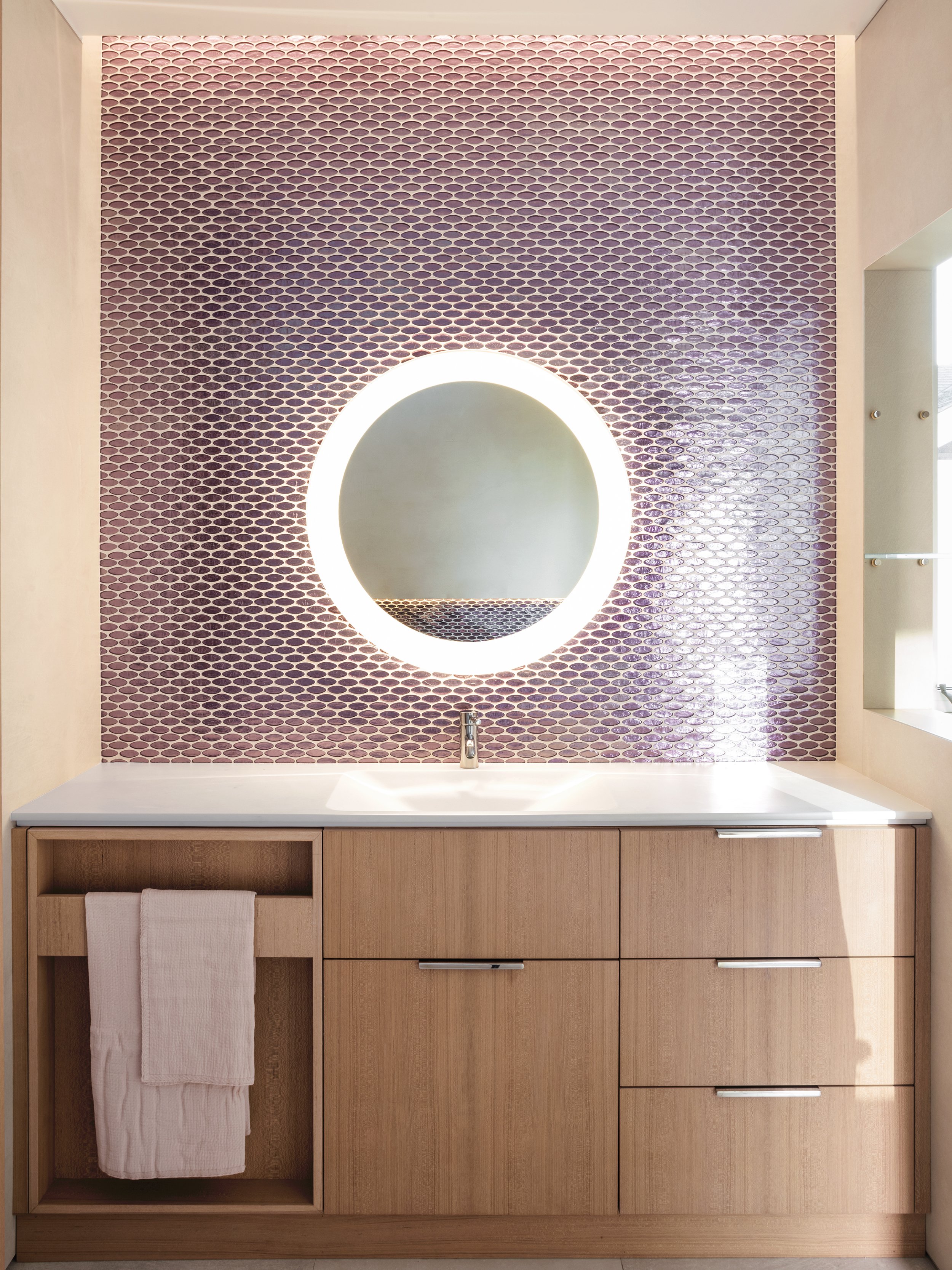 coral house, a luxury resort style santa monica home with teak accents, glass walls & pool — whipple russell architects