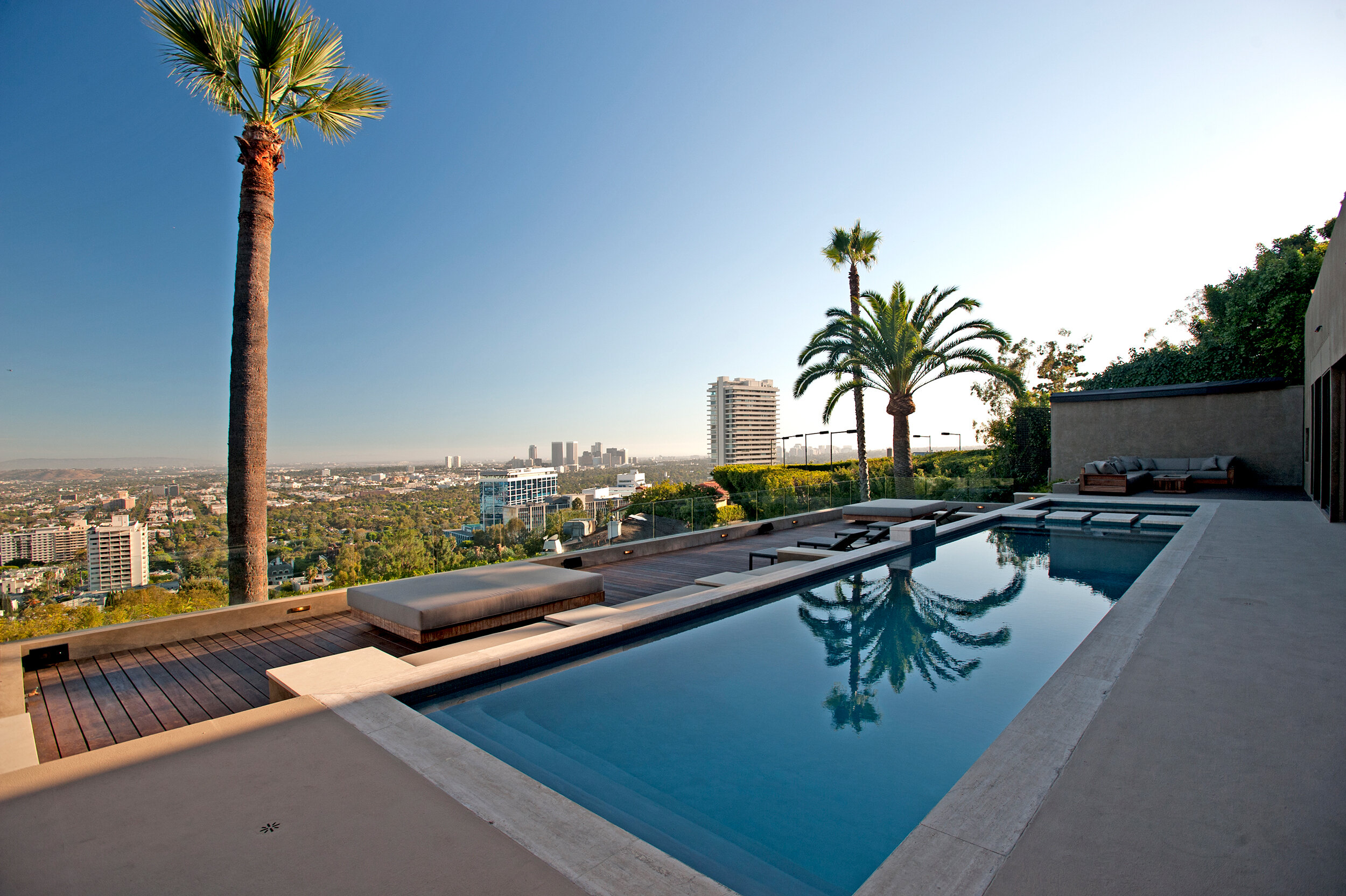 cordell drive, a modern luxury hillside home with pool & views from high up in the hollywood hills — whipple russell architects
