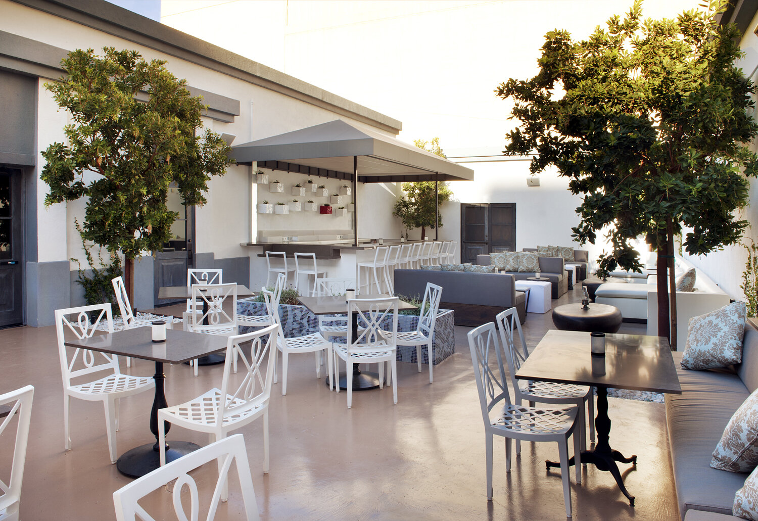 lexington social house, a custom modern hollywood venue for luxury parisian style nightlife — whipple russell architects