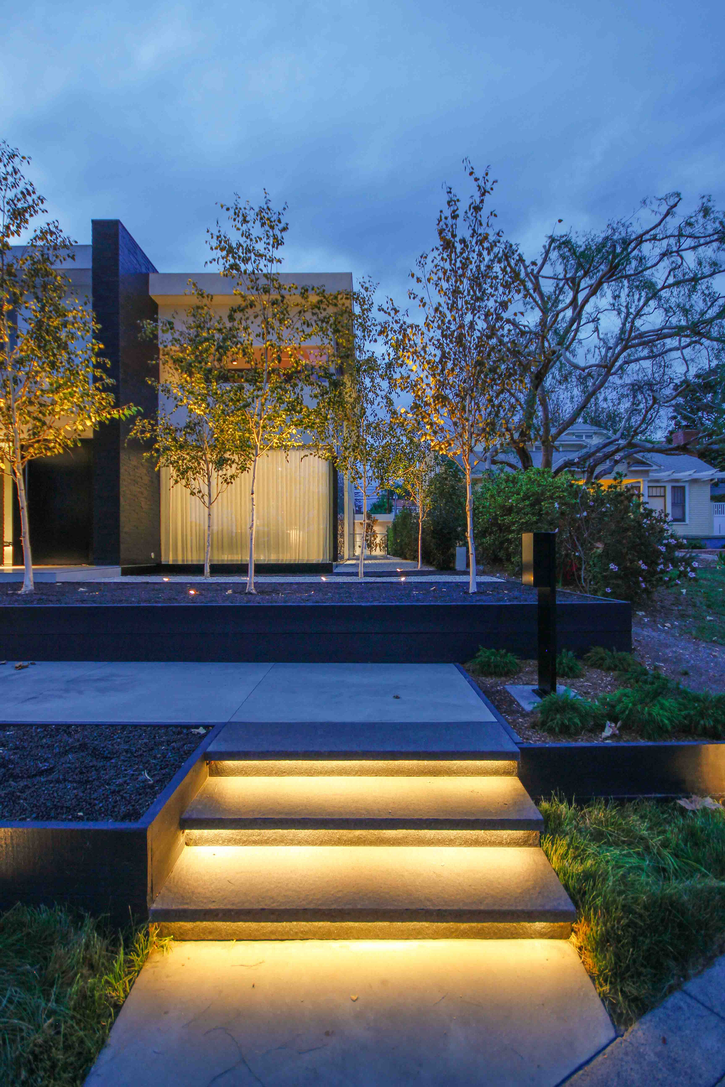 georgina avenue, a luxury live/work loft style home in santa monica with modern skylit atrium — whipple russell architects