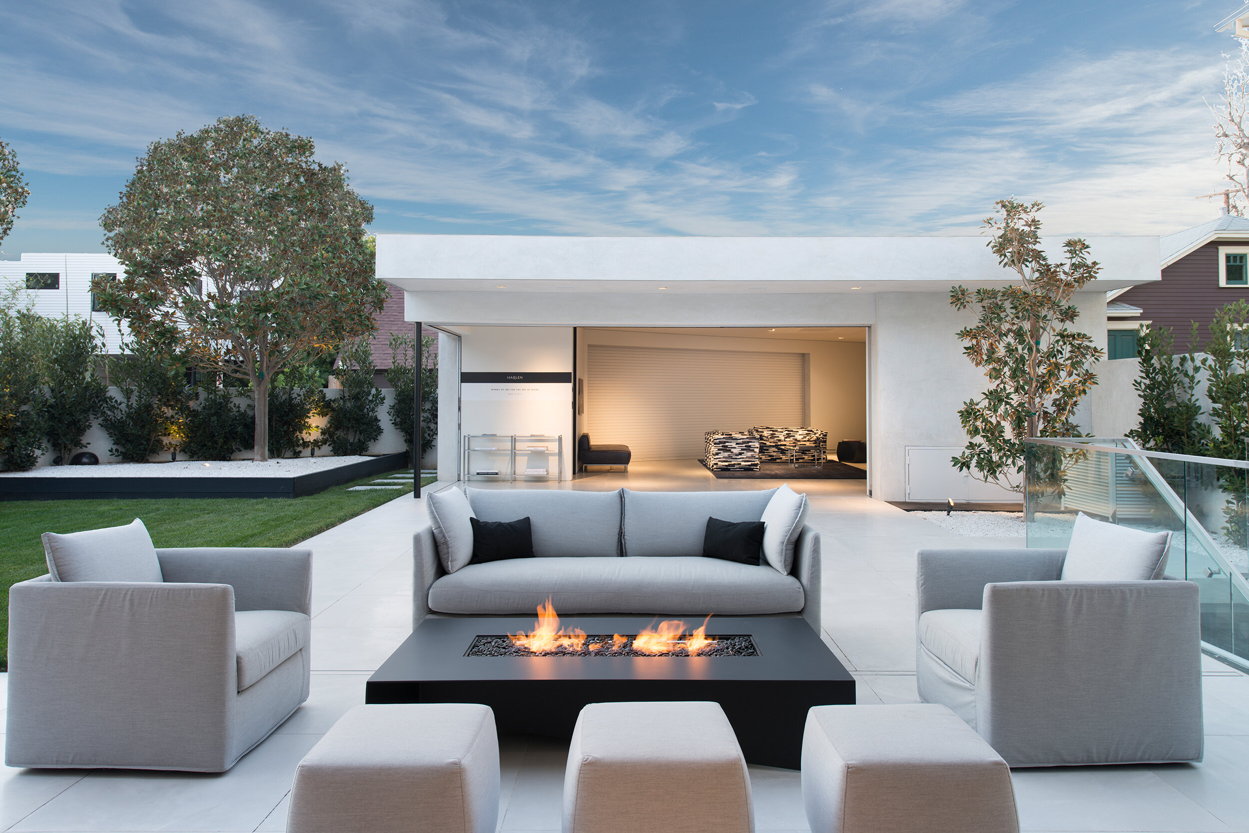 georgina avenue, a luxury live/work loft style home in santa monica with modern skylit atrium — whipple russell architects