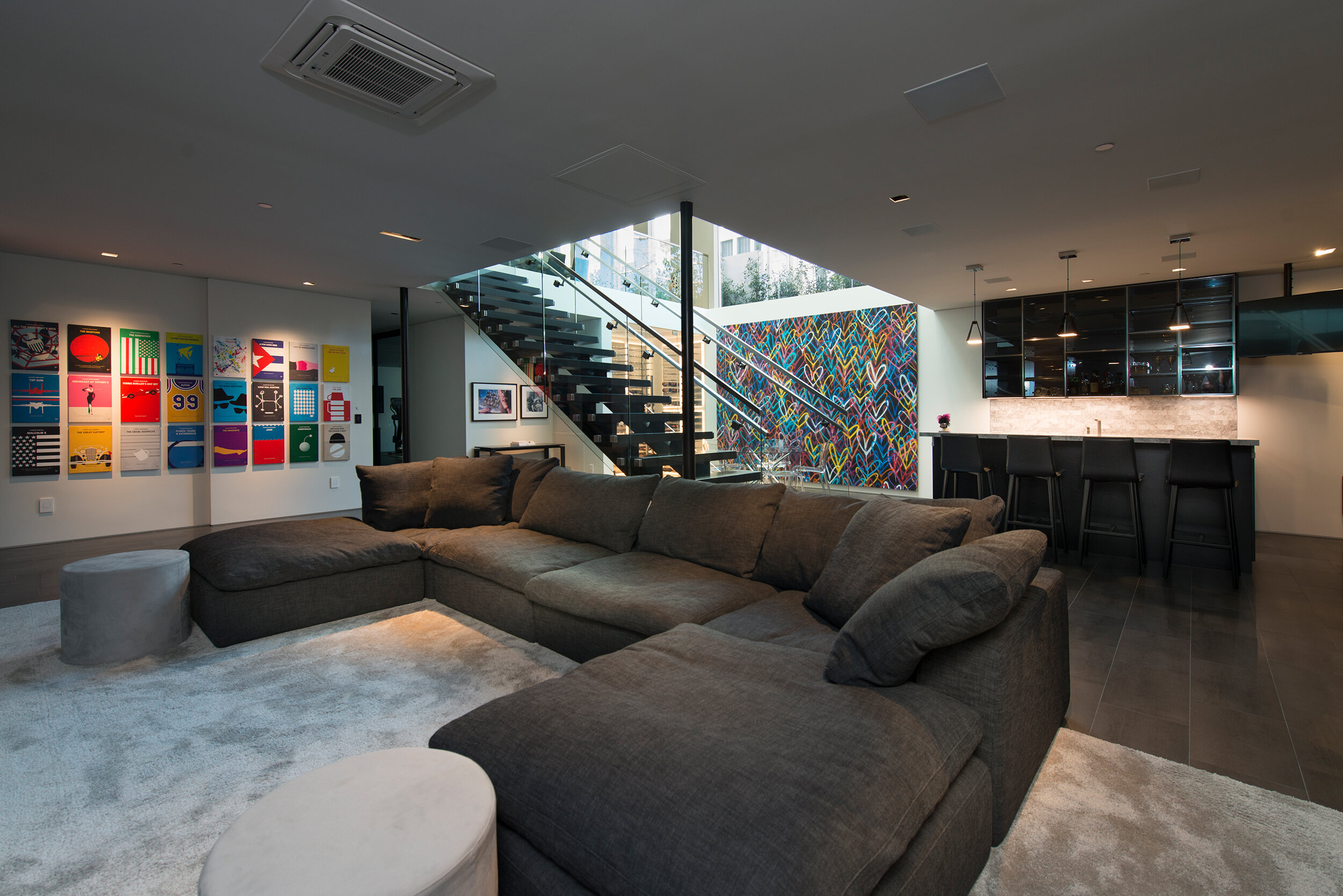 georgina avenue, a luxury live/work loft style home in santa monica with modern skylit atrium — whipple russell architects