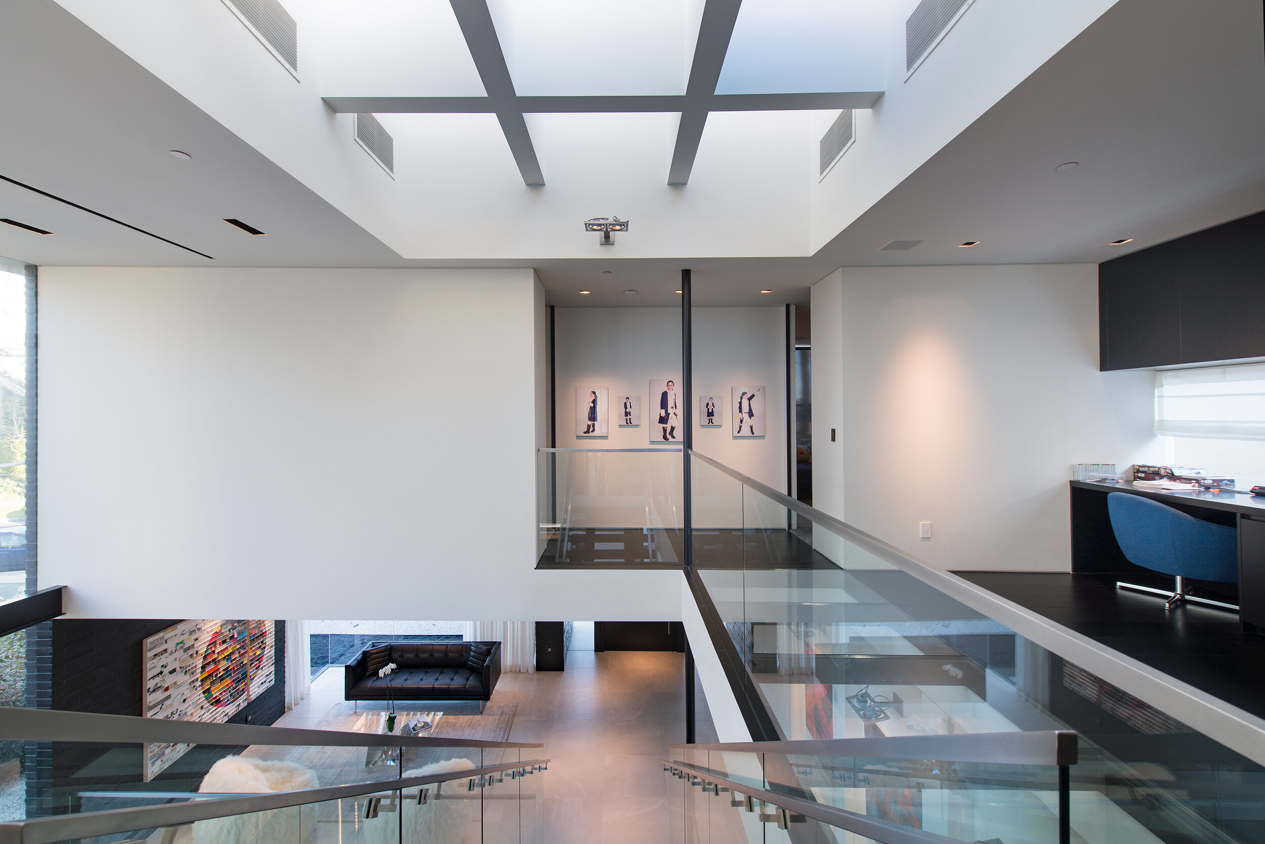 georgina avenue, a luxury live/work loft style home in santa monica with modern skylit atrium — whipple russell architects