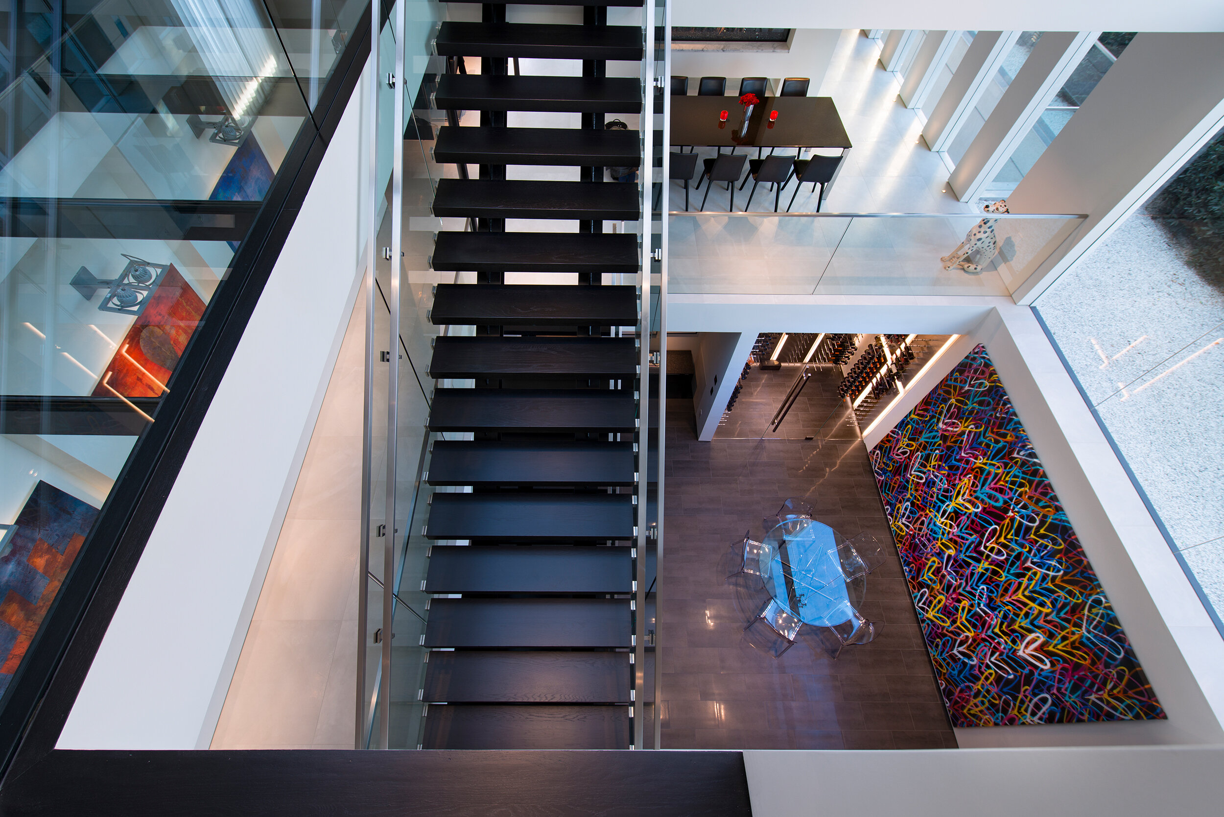 georgina avenue, a luxury live/work loft style home in santa monica with modern skylit atrium — whipple russell architects