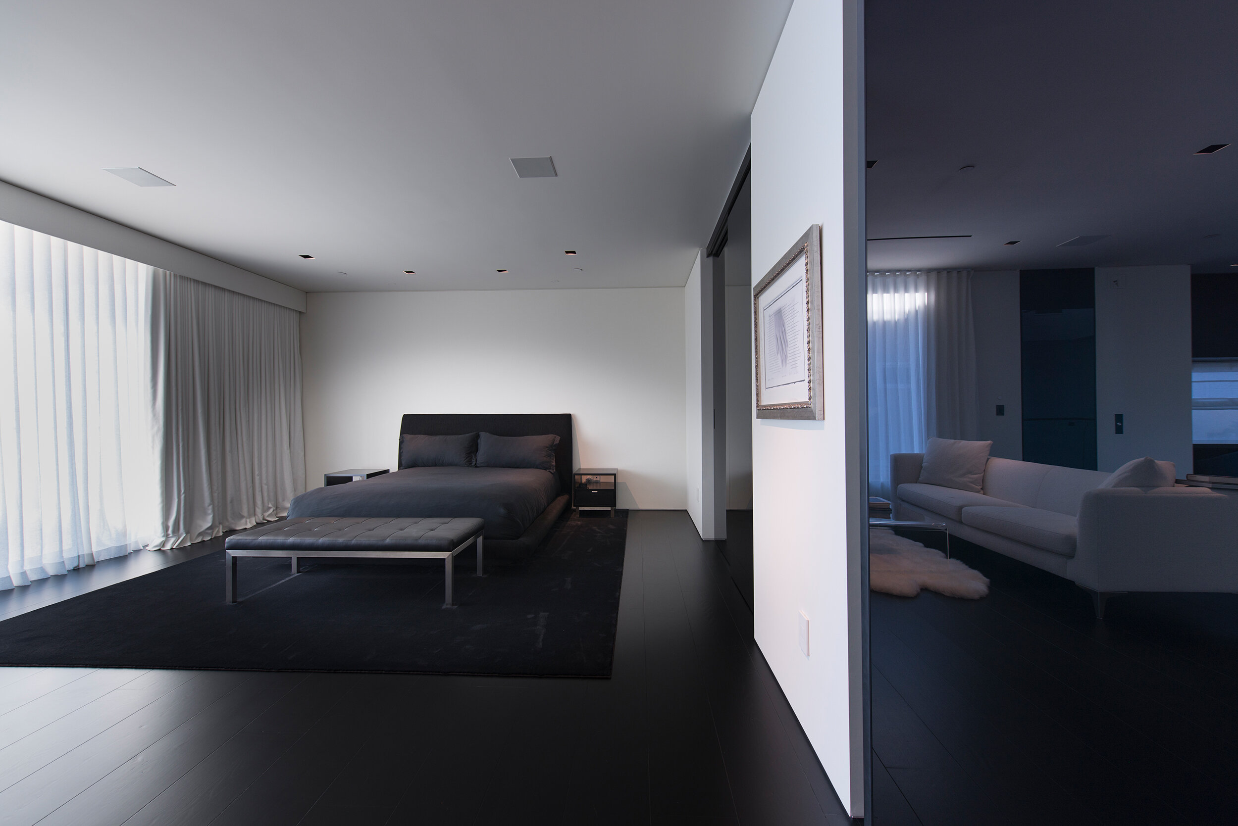 georgina avenue, a luxury live/work loft style home in santa monica with modern skylit atrium — whipple russell architects