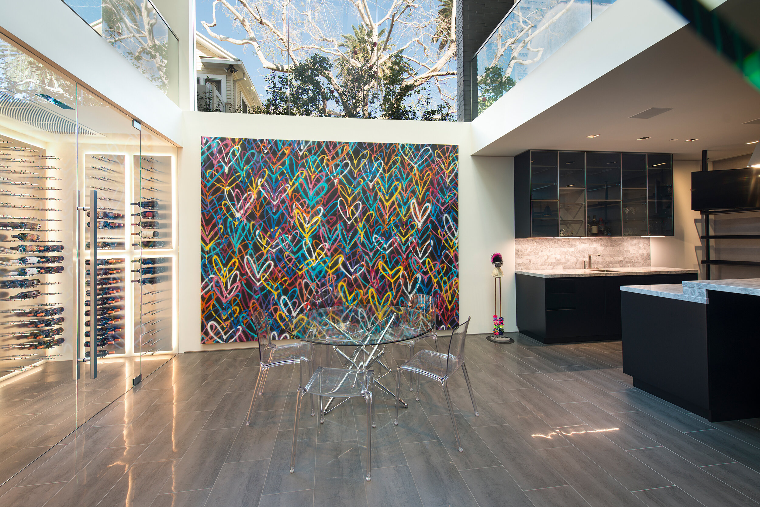 georgina avenue, a luxury live/work loft style home in santa monica with modern skylit atrium — whipple russell architects