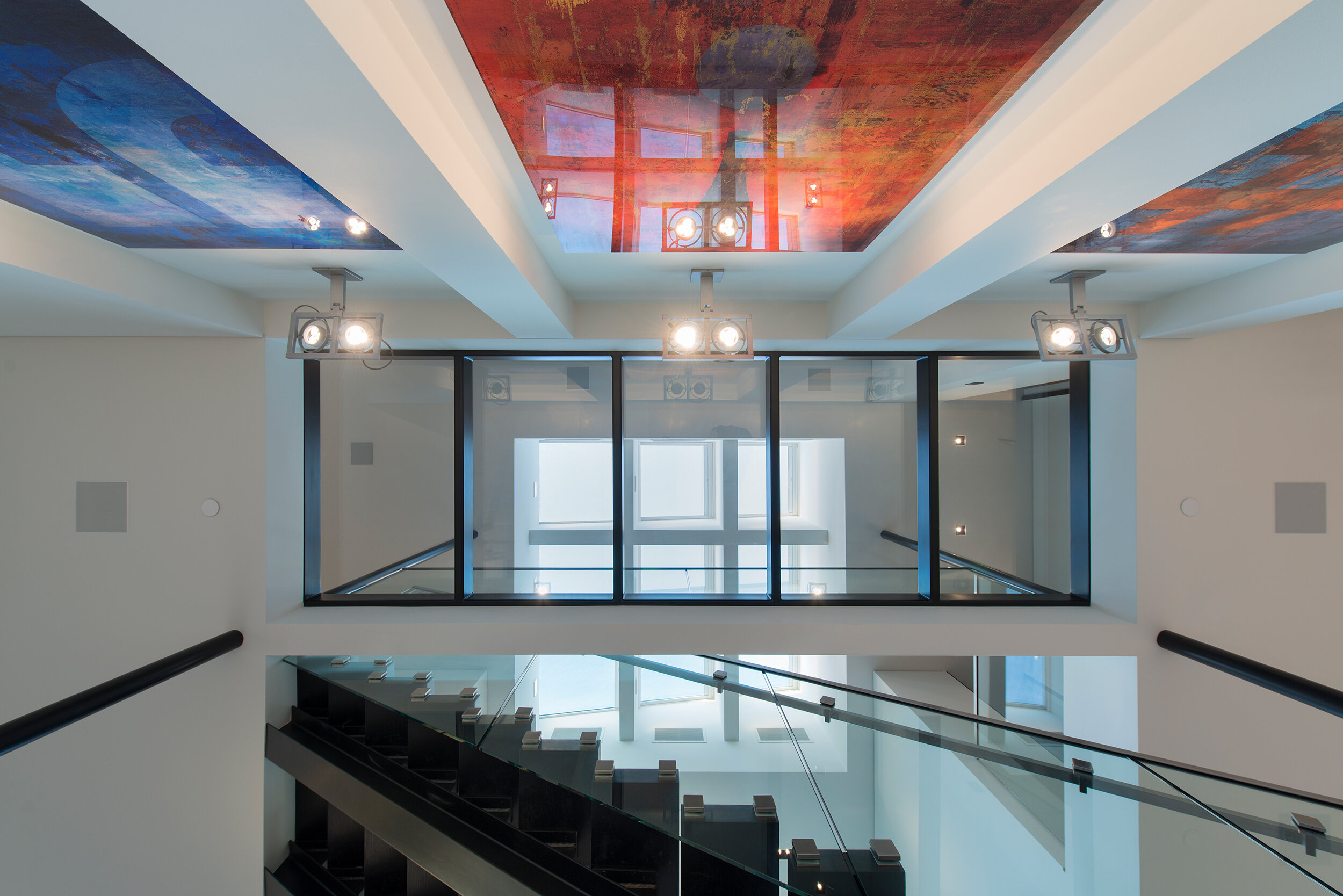 georgina avenue, a luxury live/work loft style home in santa monica with modern skylit atrium — whipple russell architects