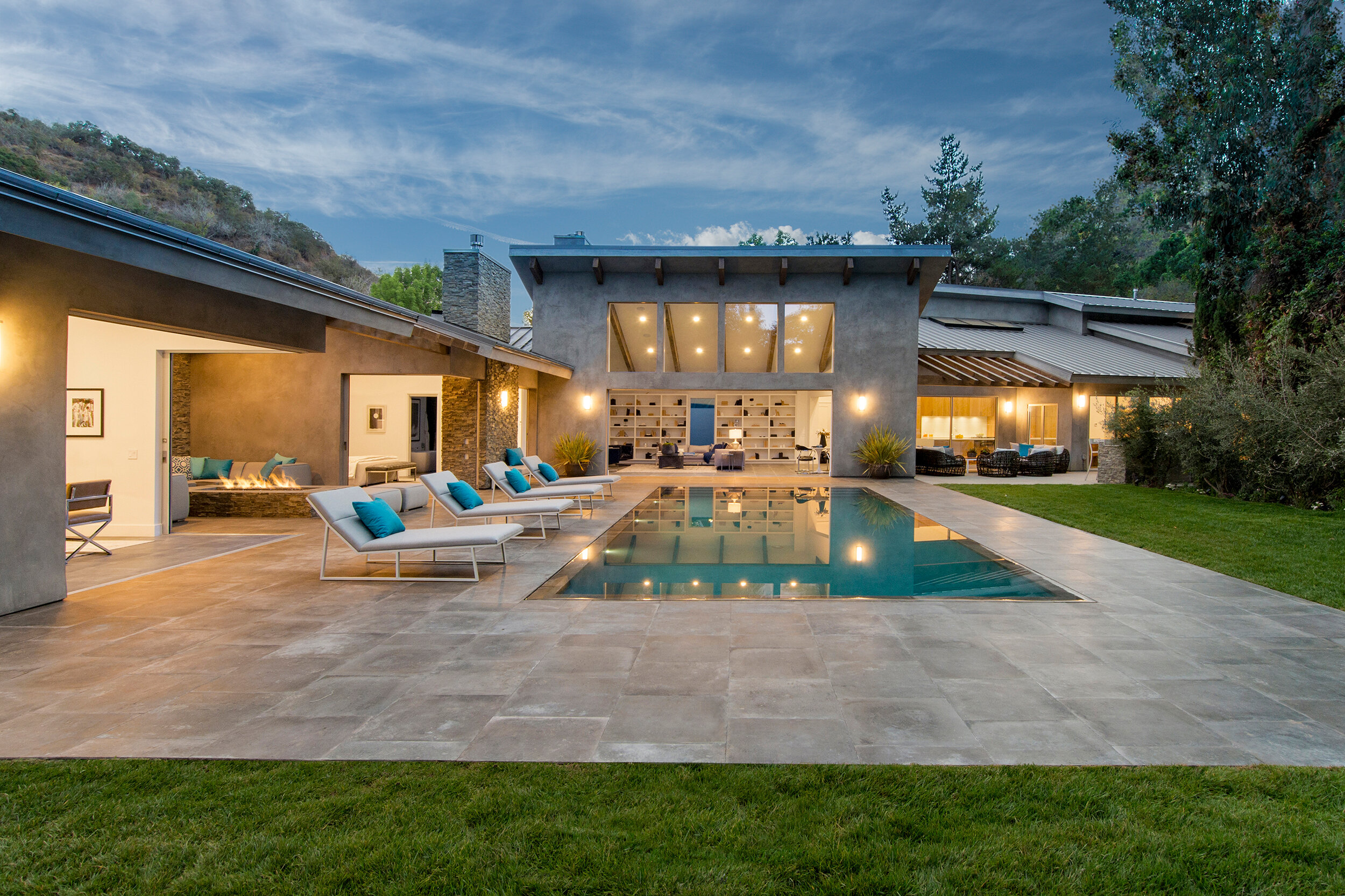 lancer court beverly hills modern ranch home — whipple russell architects