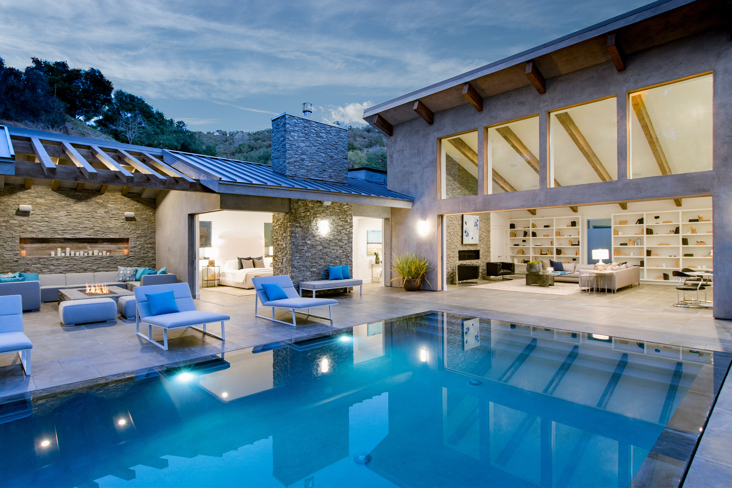 lancer court beverly hills modern ranch home — whipple russell architects
