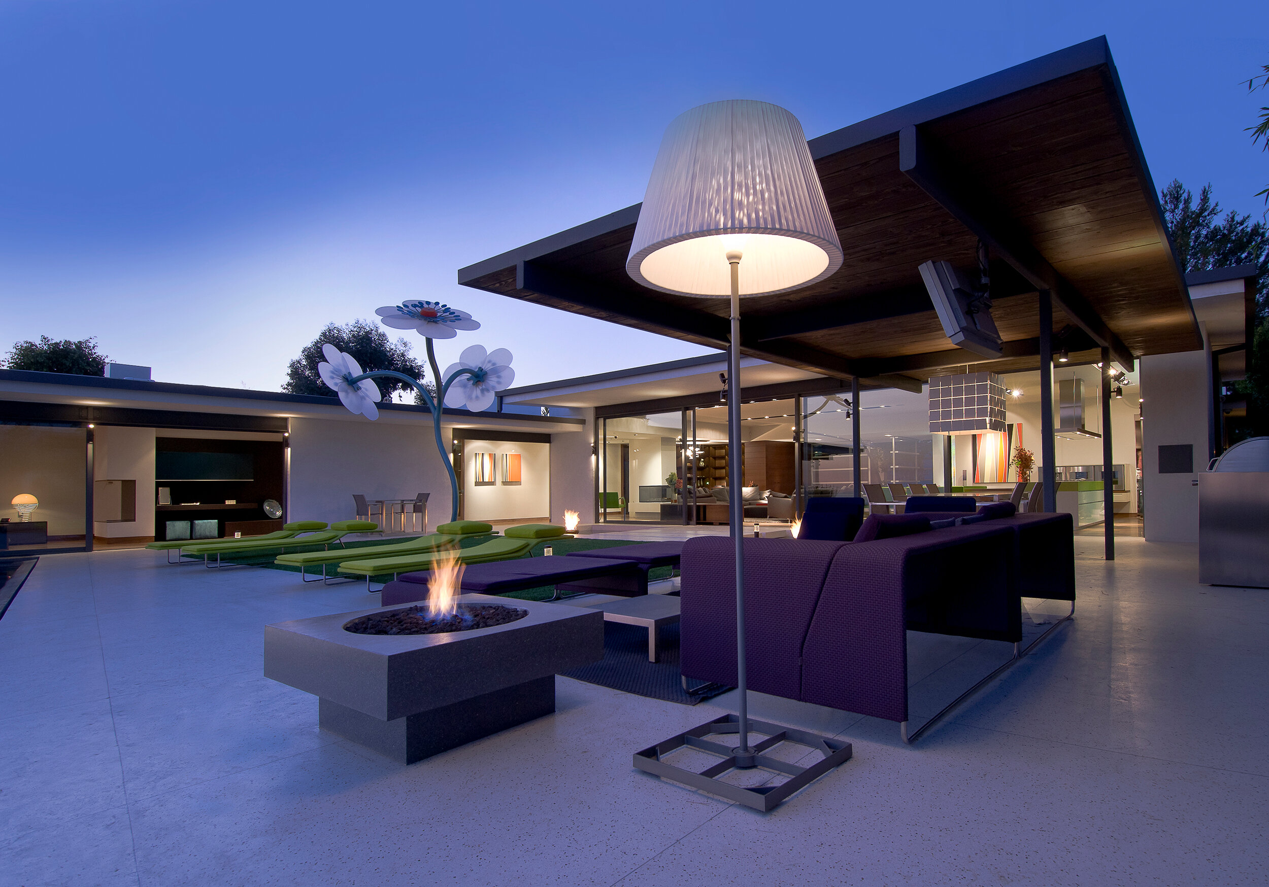 hopen place, a modern hollywood hills home with floating glass wall primary suite, pool & views — whipple russell architects