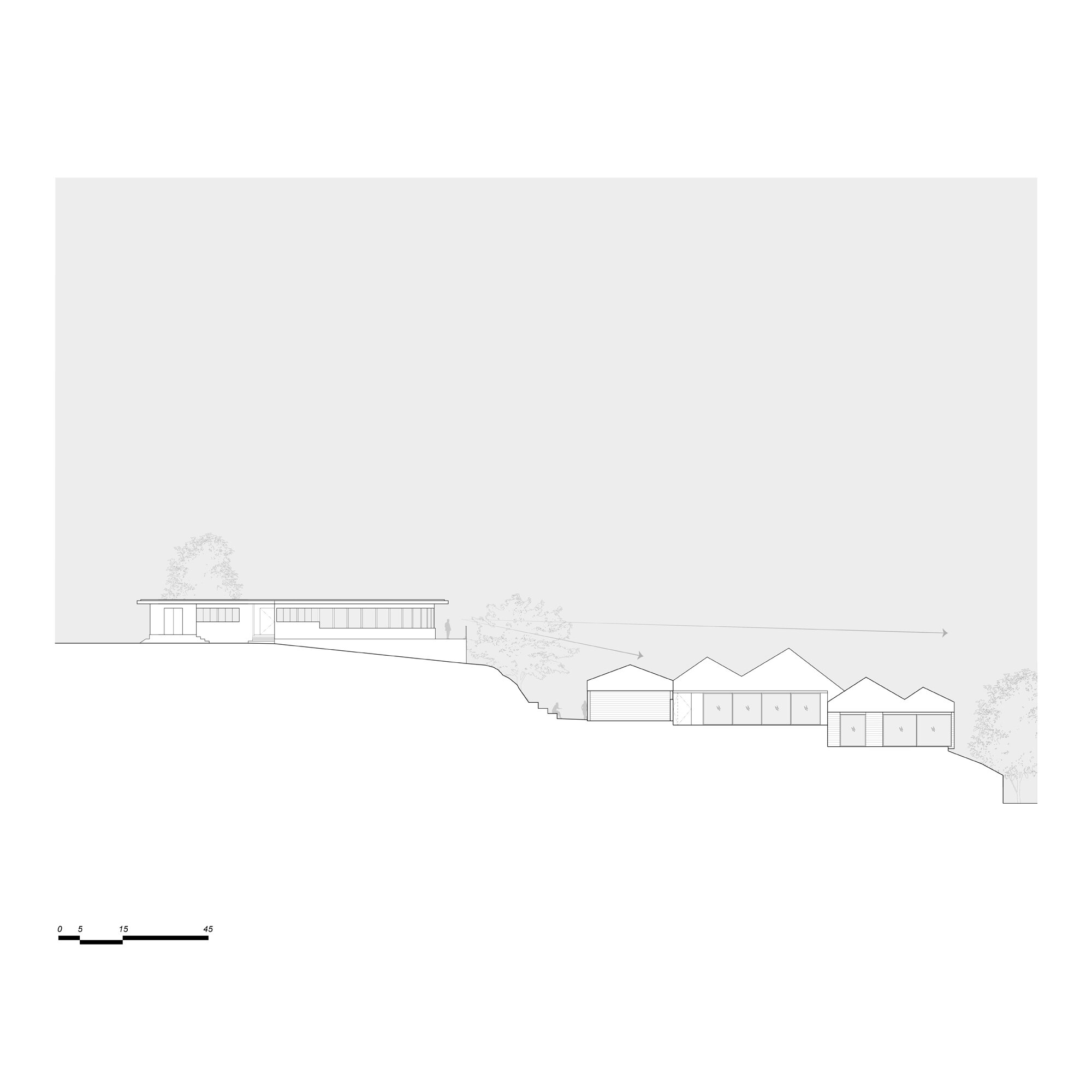 House Stepping Down A Hill — BESTOR ARCHITECTURE