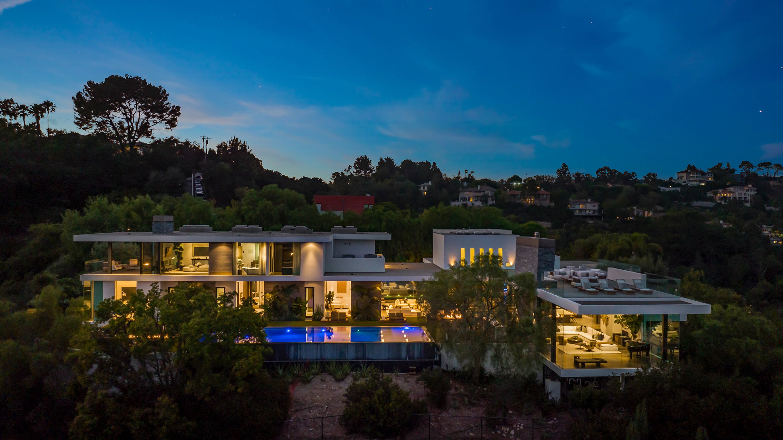 benedict canyon beverly hill modern home & studio — whipple russell architects