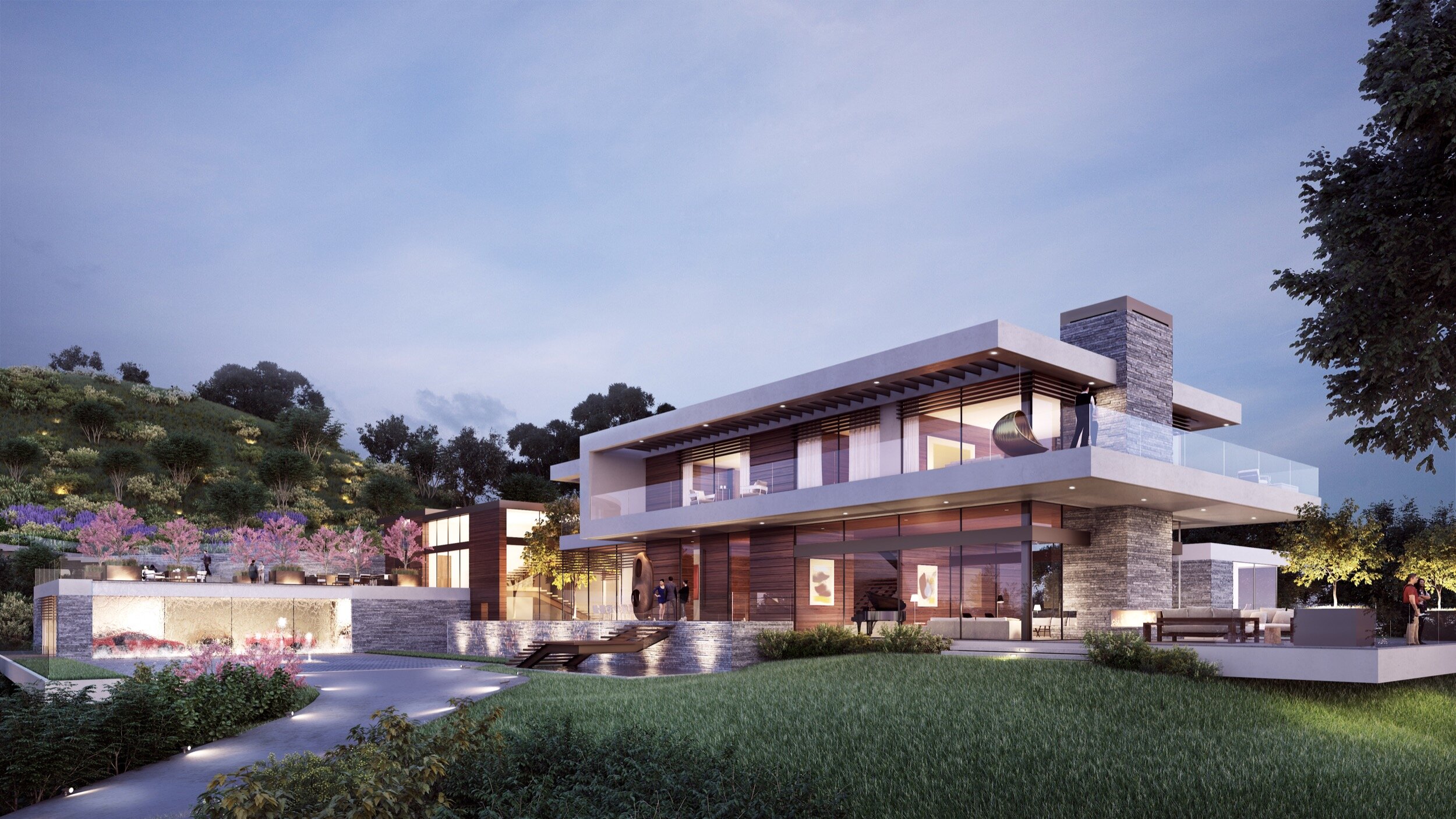 coldwater canyon beverly hills luxury home — whipple russell architects