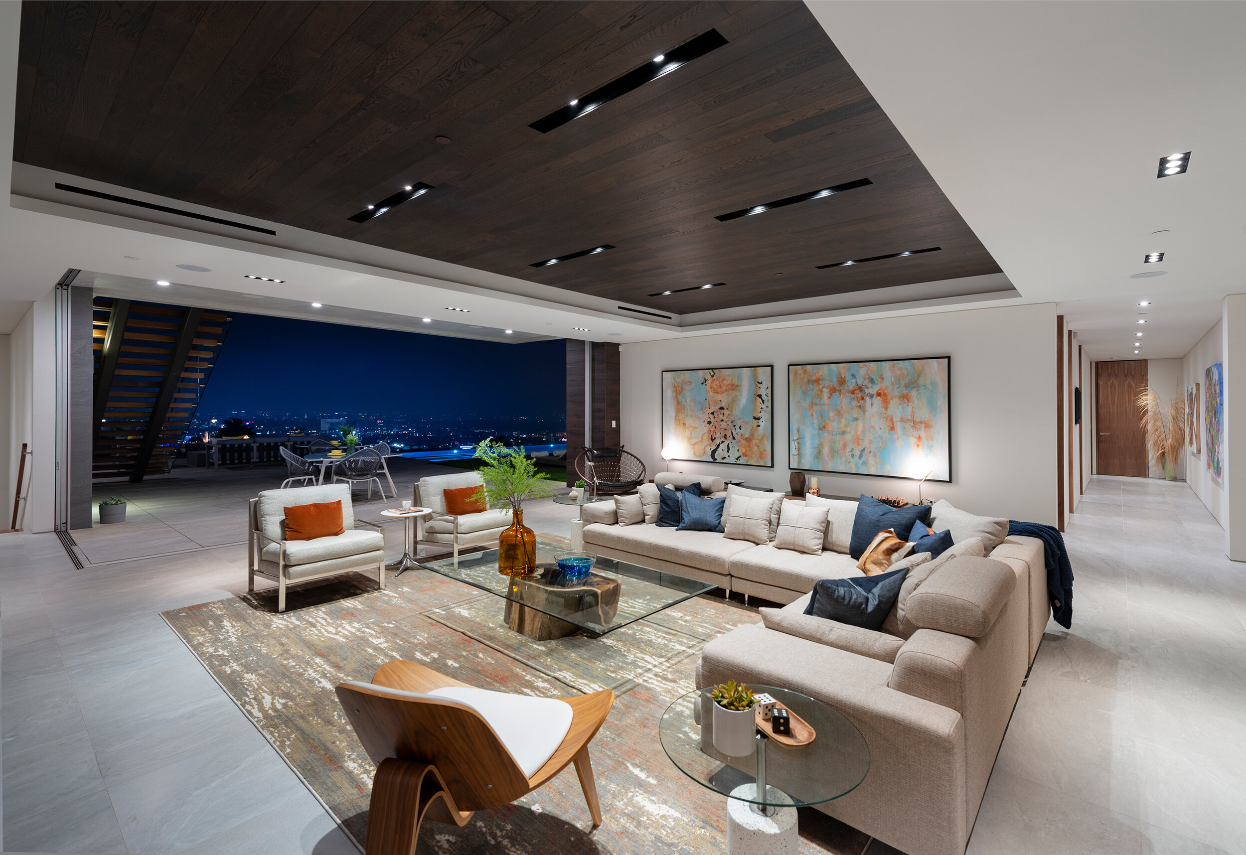 los tilos, a modern terraced hollywood hills home with luxury jetliner views — whipple russell architects