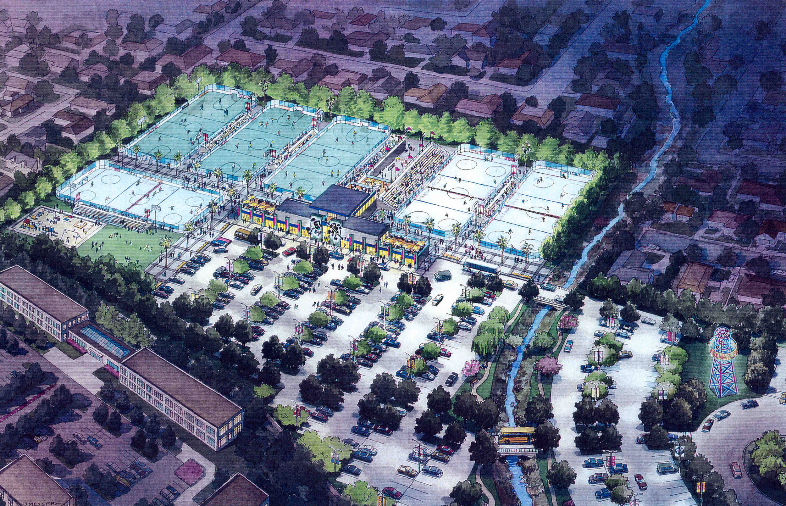 soccer arena complex, a modern home for sports & entertainment in north hollywood, los angeles — whipple russell architects