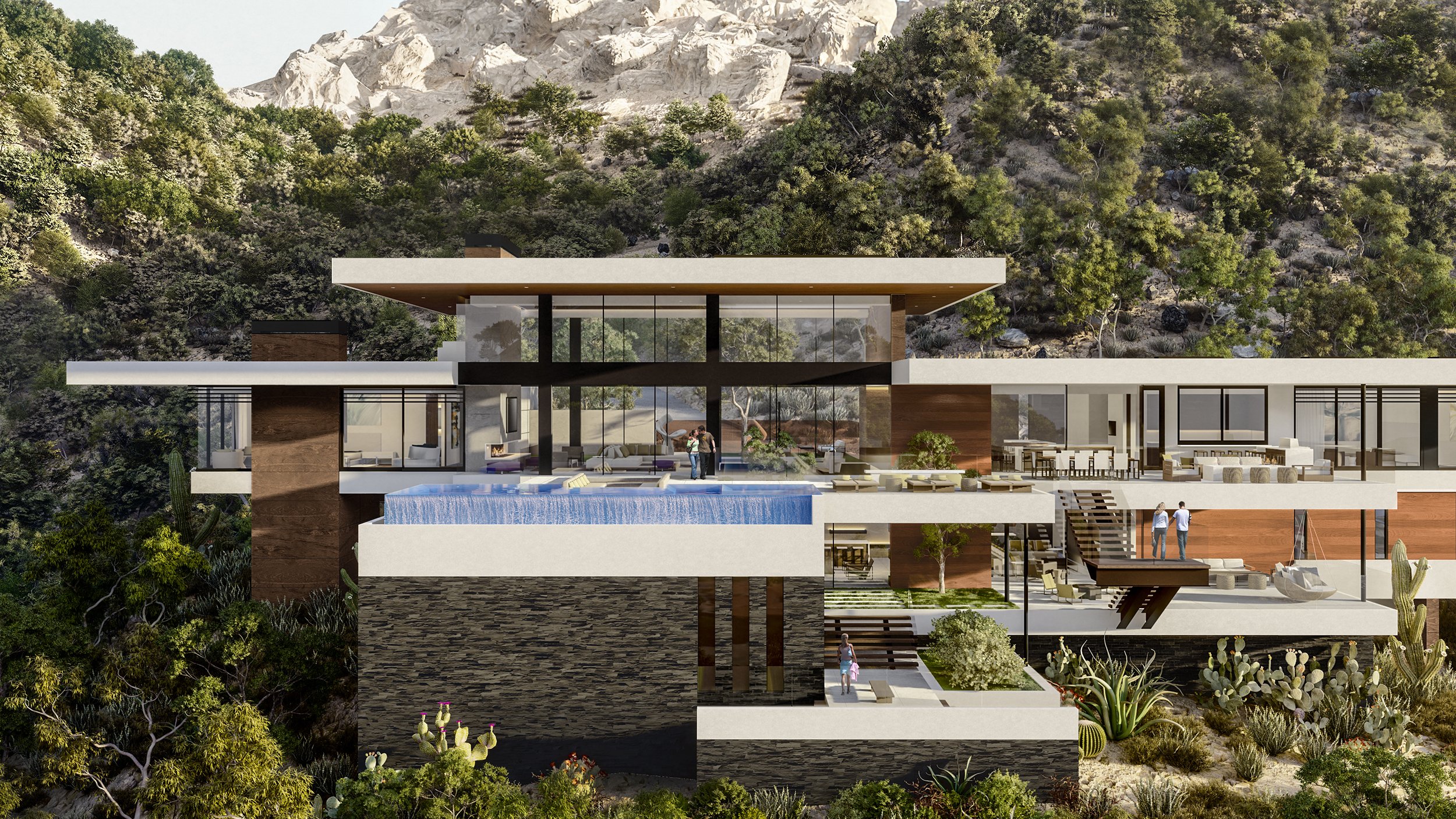paradise valley, a luxury hillside desert home in scottsdale, arizona — whipple russell architects