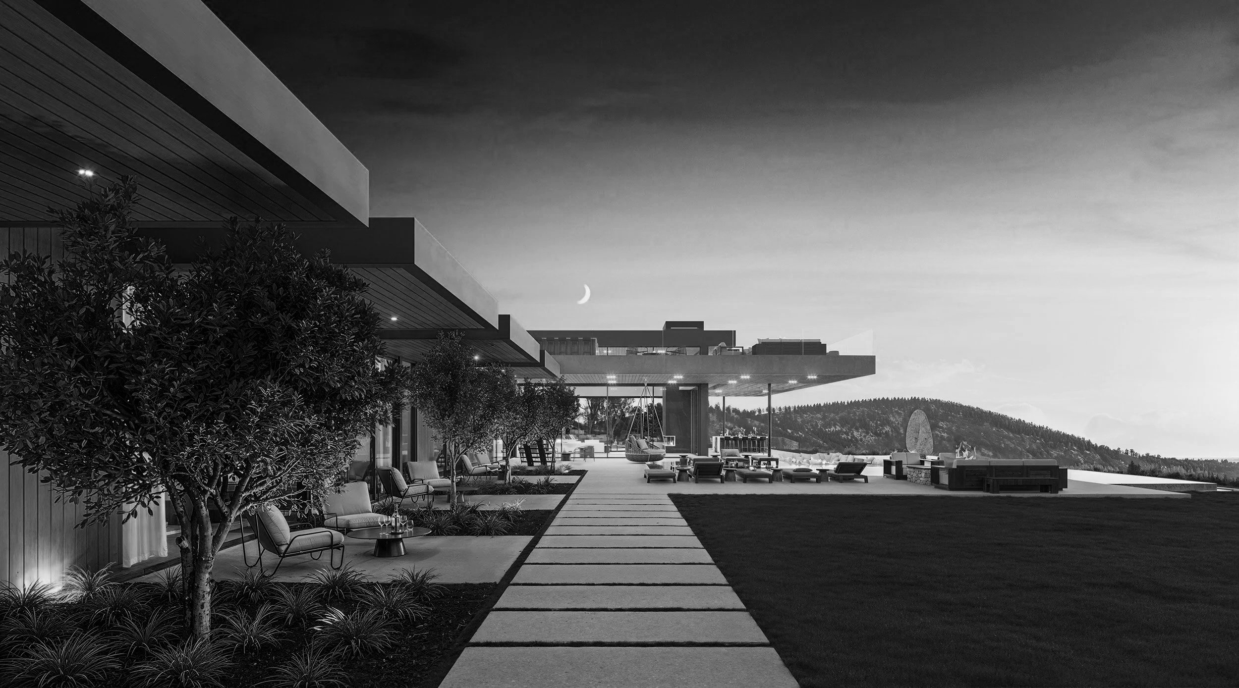 pinnacle house, a luxury modern hilltop estate for resort style living in san diego, california — whipple russell architects