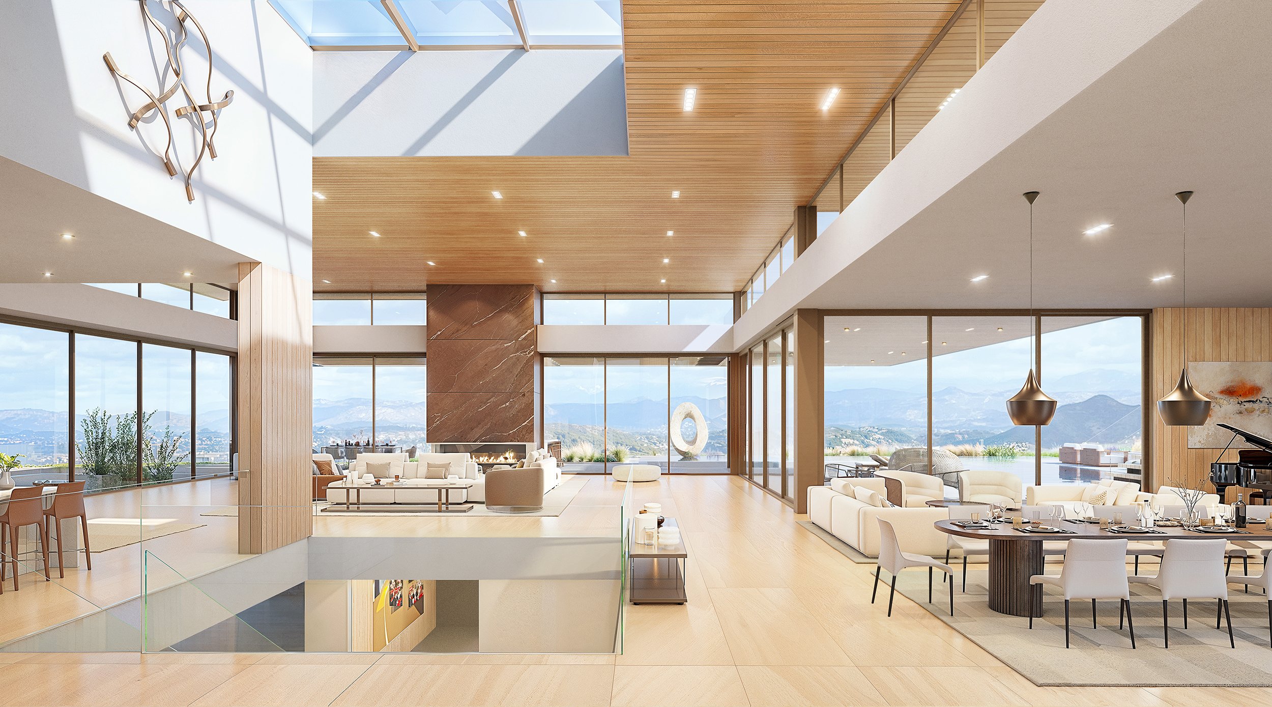 pinnacle house, a luxury modern hilltop estate for resort style living in san diego, california — whipple russell architects