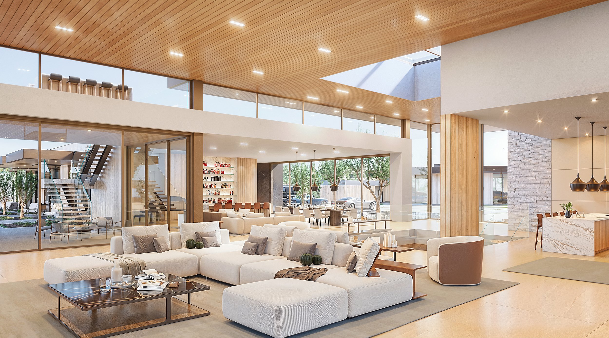 pinnacle house, a luxury modern hilltop estate for resort style living in san diego, california — whipple russell architects