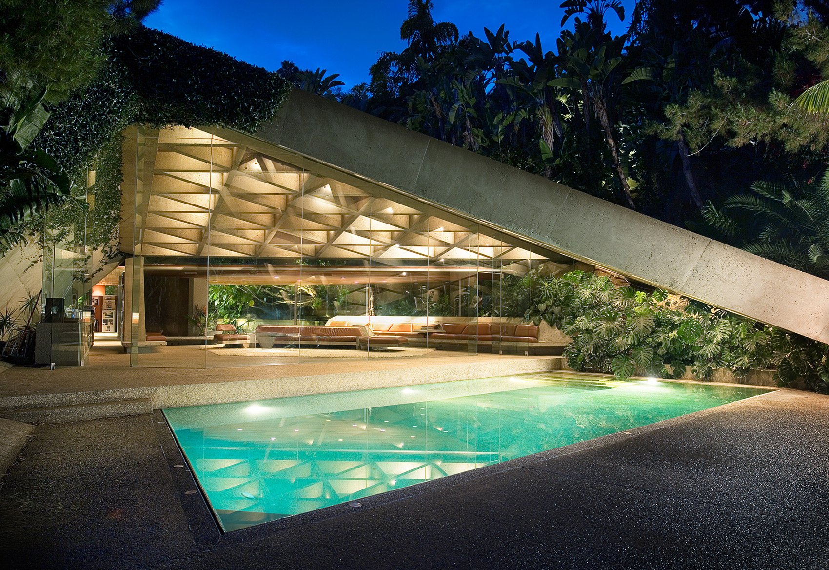 rising glen, a custom modern hollywood hills luxury home for resort style indoor outdoor living — whipple russell architects