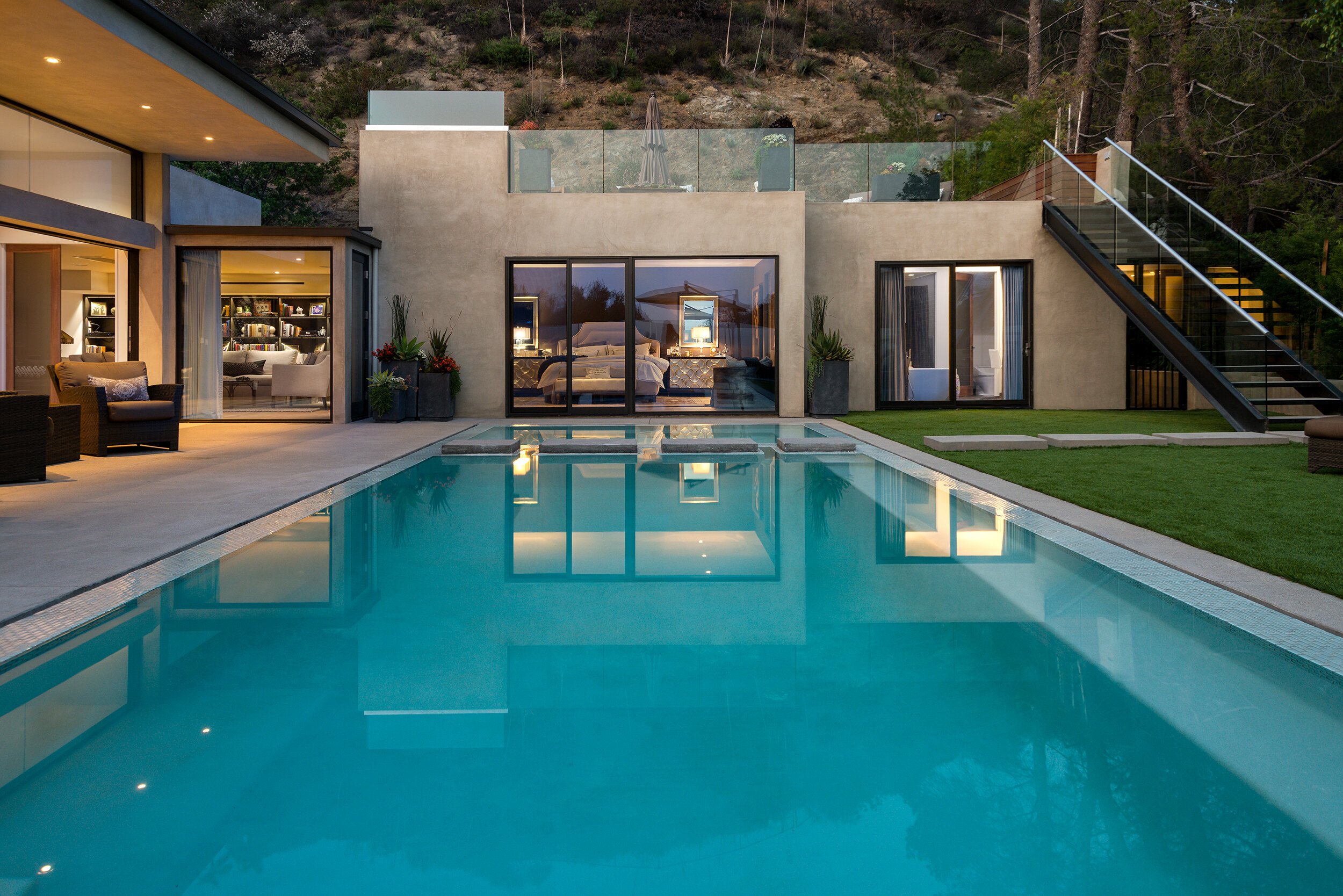 wallace ridge beverly hills modern luxury home — whipple russell architects