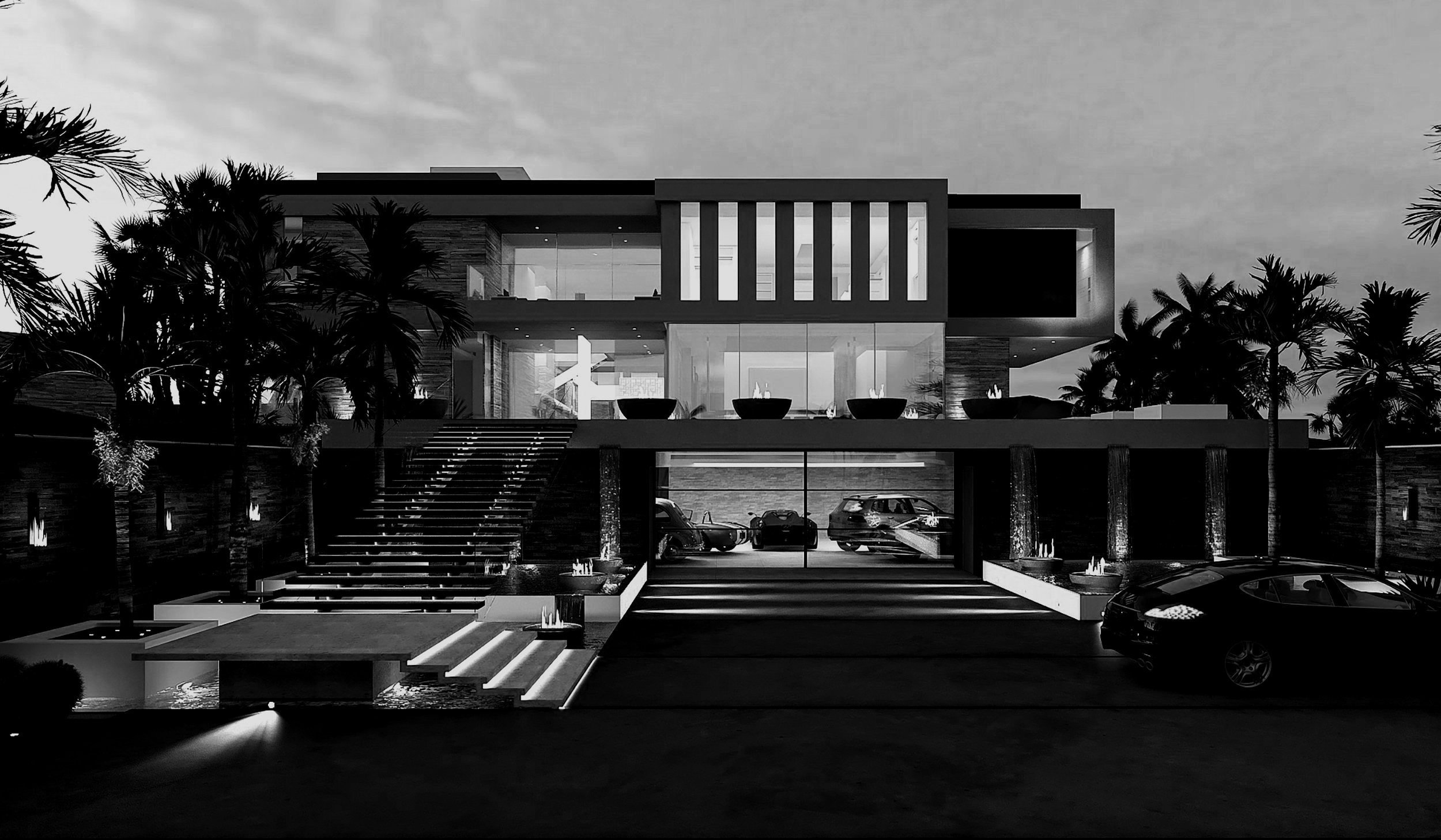 royal oak, a luxury encino mansion designed for modern resort style living & entertaining — whipple russell architects