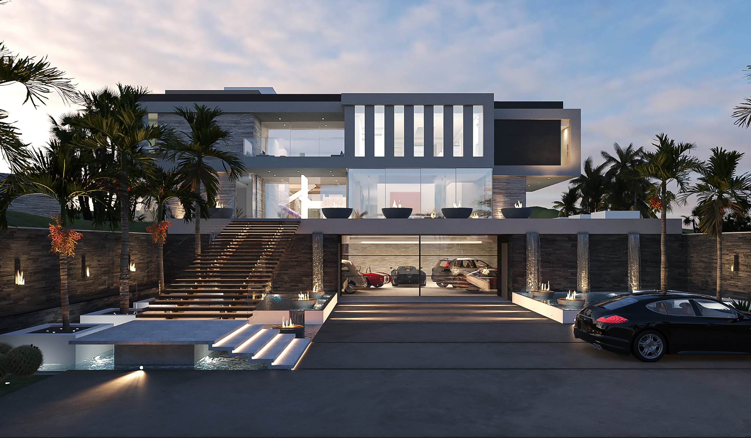 royal oak, a luxury encino mansion designed for modern resort style living & entertaining — whipple russell architects
