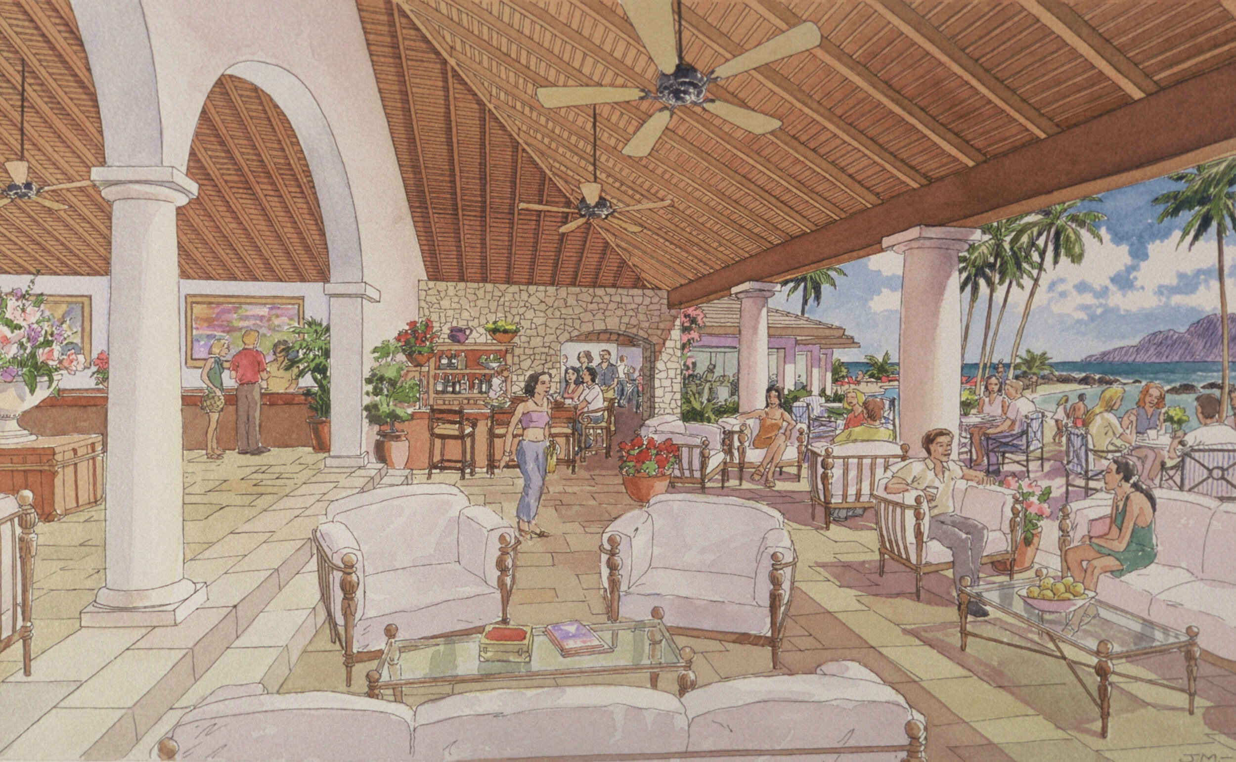 white island resort, a modern indoor outdoor luxury hotel with ocean views in grenada — whipple russell architects