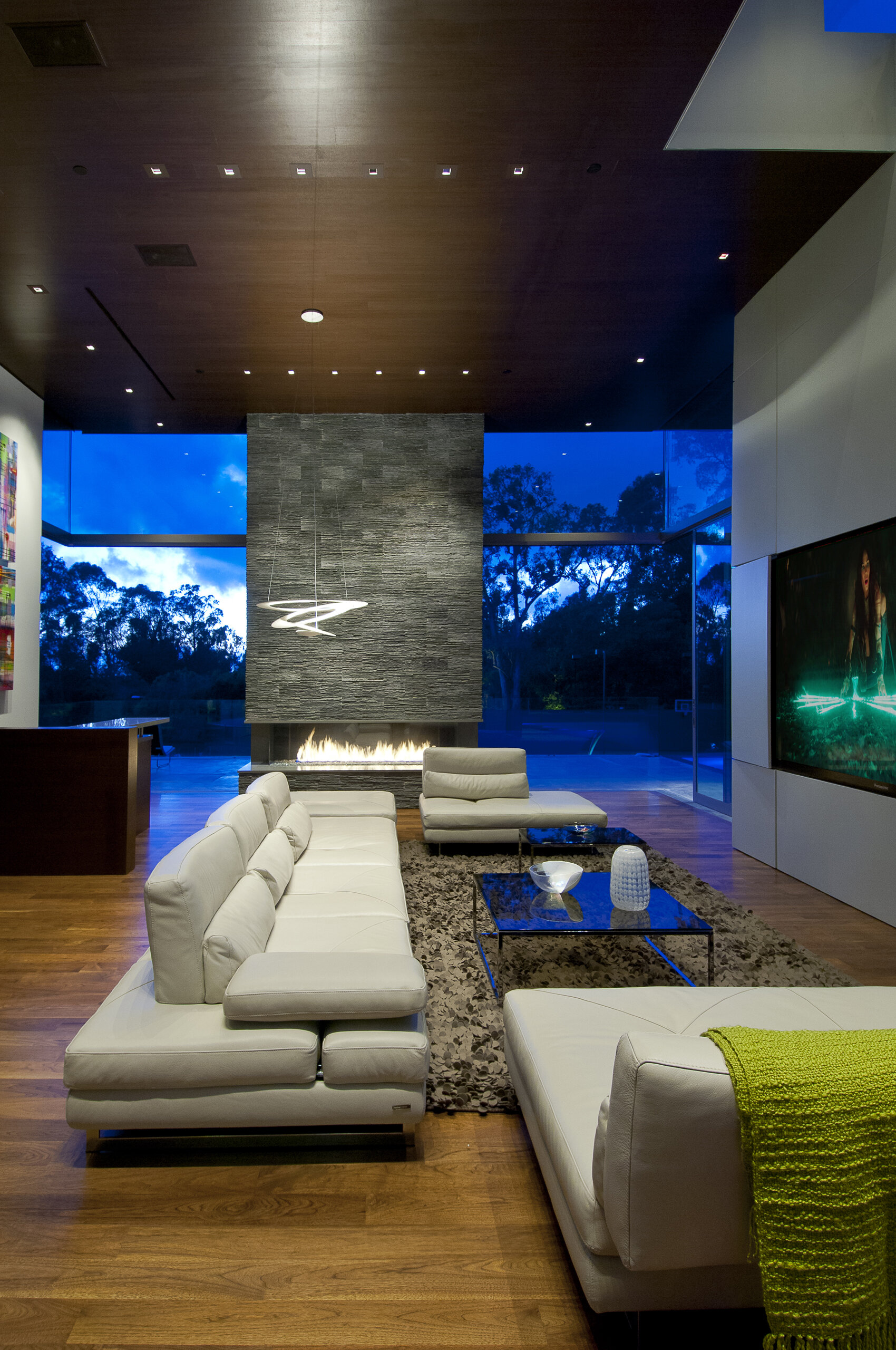 summit house, a sustainable beverly hills luxury home with modern glass wall open volume design — whipple russell architects