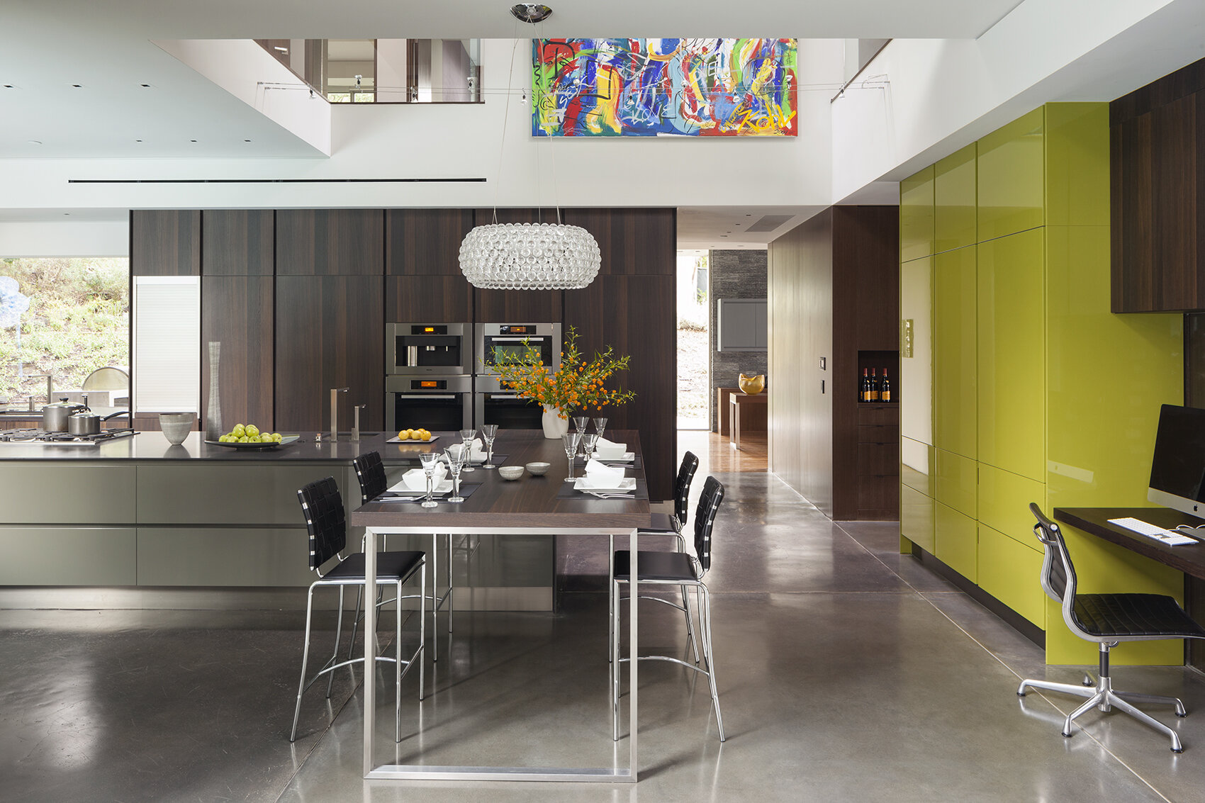 summit house, a sustainable beverly hills luxury home with modern glass wall open volume design — whipple russell architects