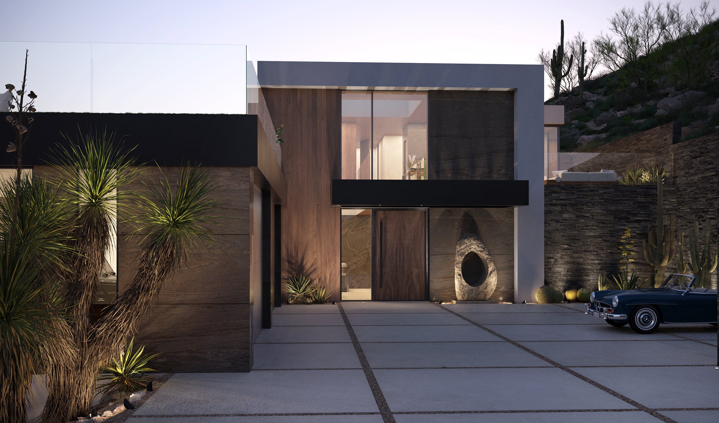 royal palm paradise valley luxury modern desert home — whipple russell architects