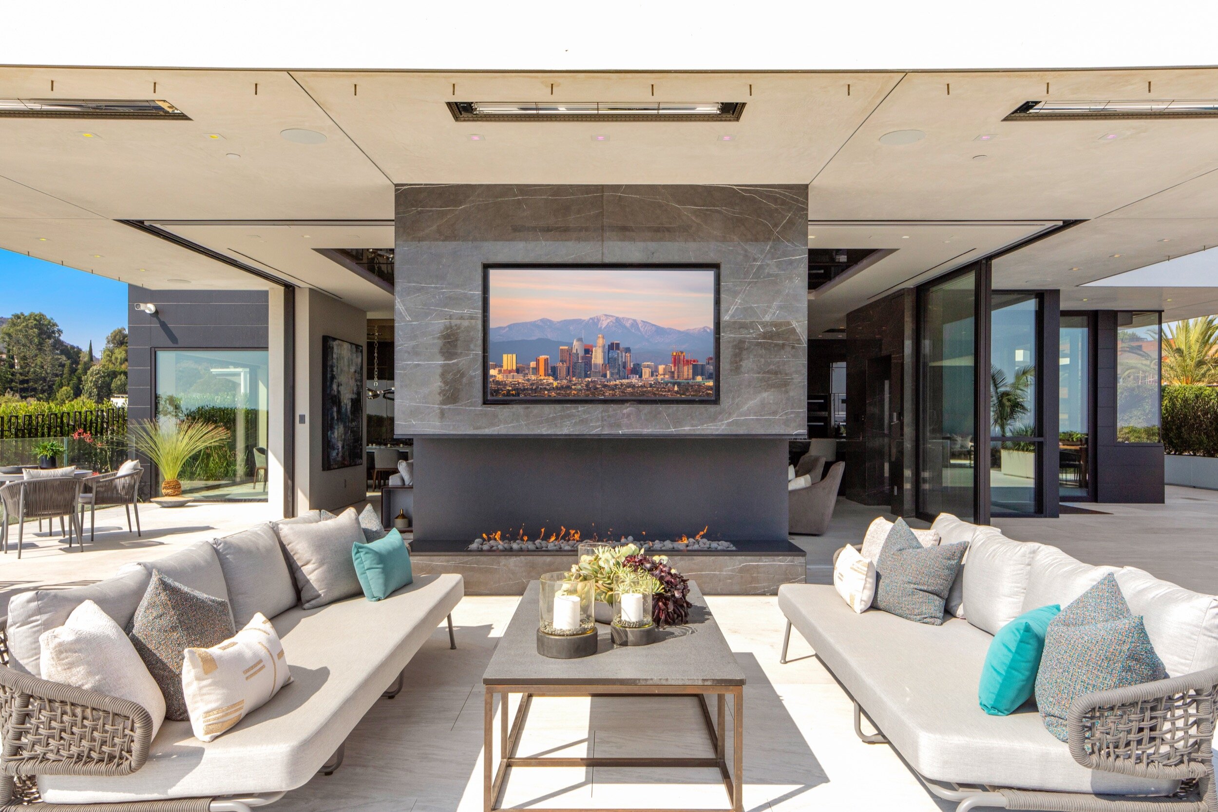 summitridge drive, a luxury hilltop estate in beverly hills with rooftop spa & guest house — whipple russell architects