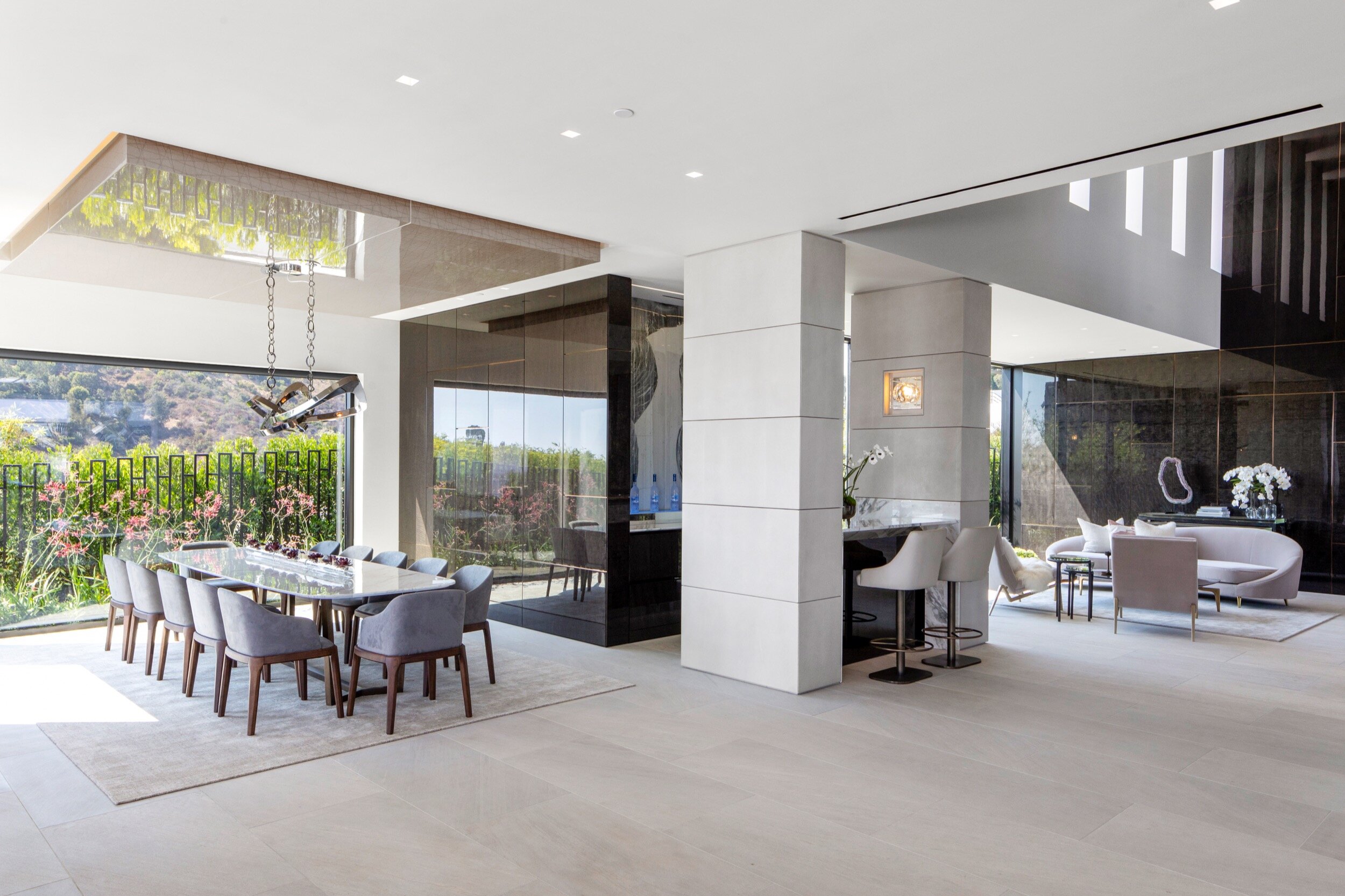 summitridge drive, a luxury hilltop estate in beverly hills with rooftop spa & guest house — whipple russell architects