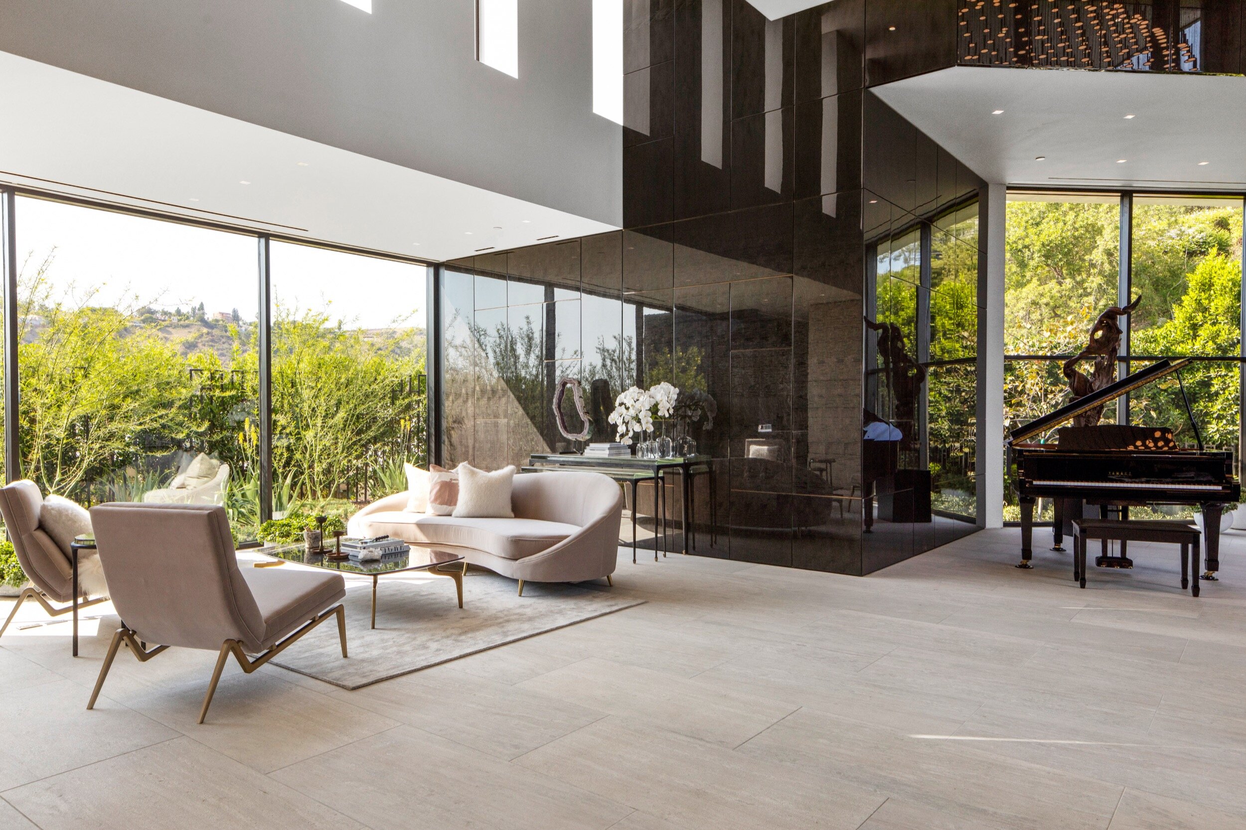 summitridge drive, a luxury hilltop estate in beverly hills with rooftop spa & guest house — whipple russell architects