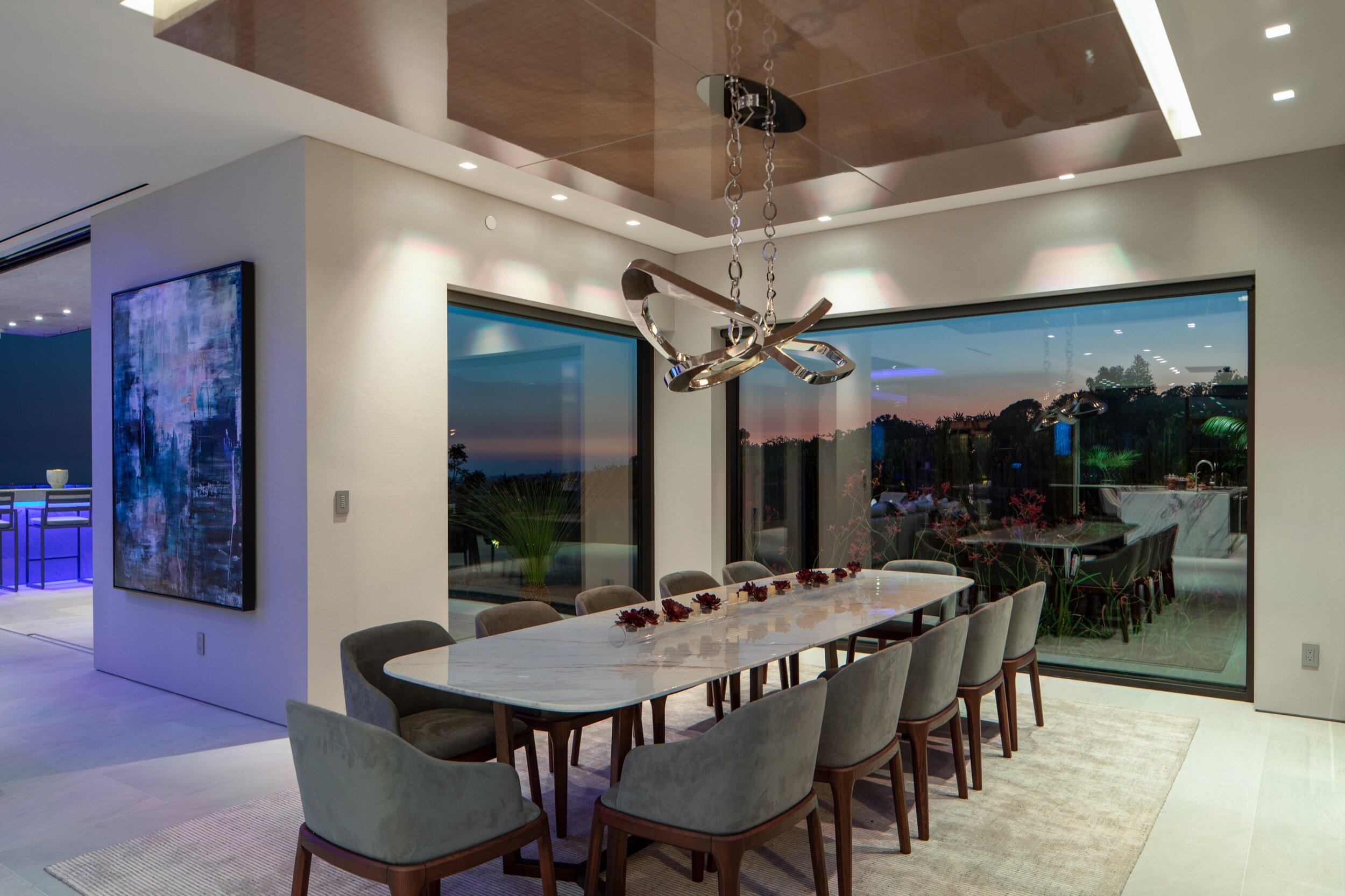 summitridge drive, a luxury hilltop estate in beverly hills with rooftop spa & guest house — whipple russell architects