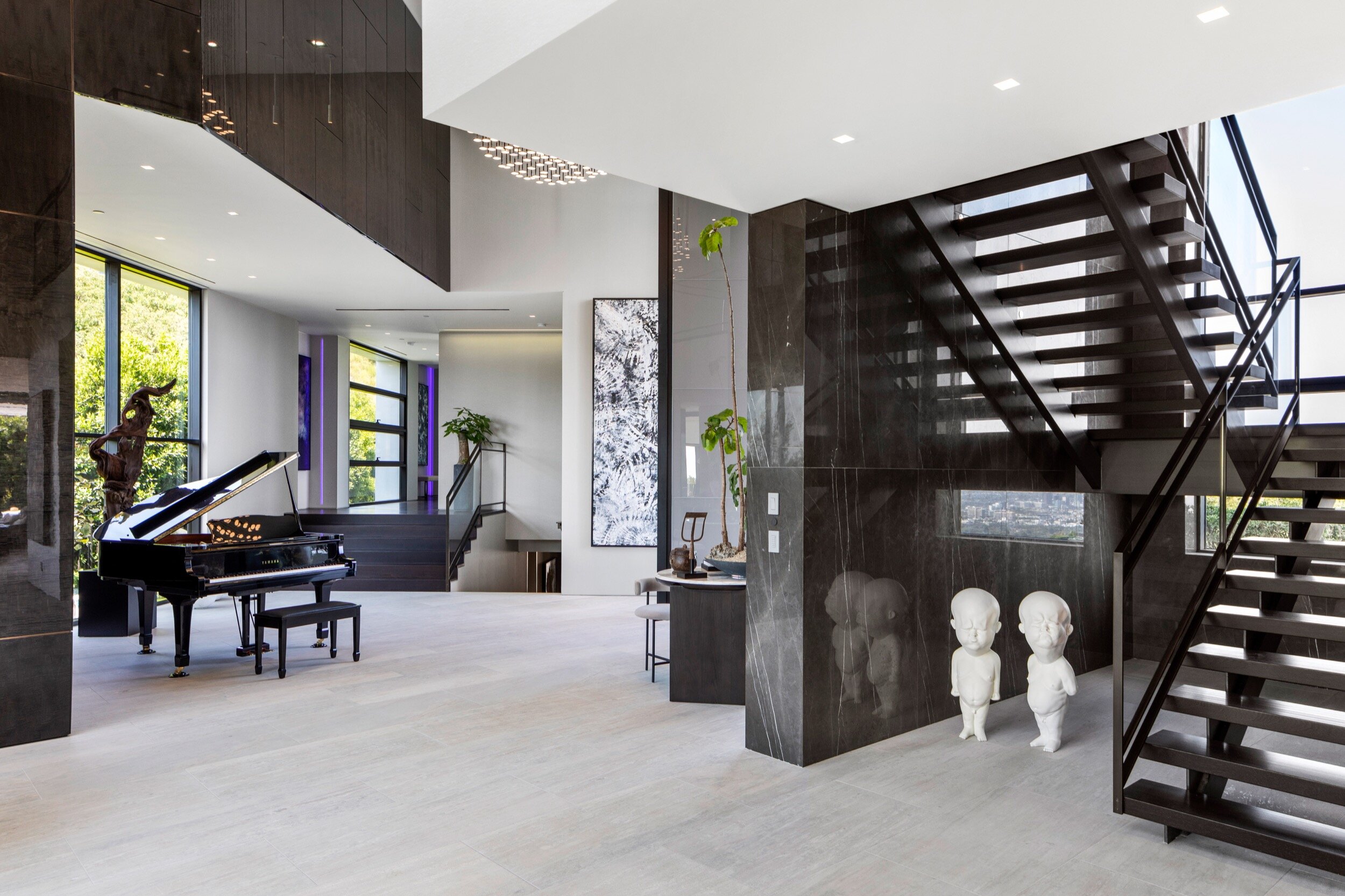 summitridge drive, a luxury hilltop estate in beverly hills with rooftop spa & guest house — whipple russell architects